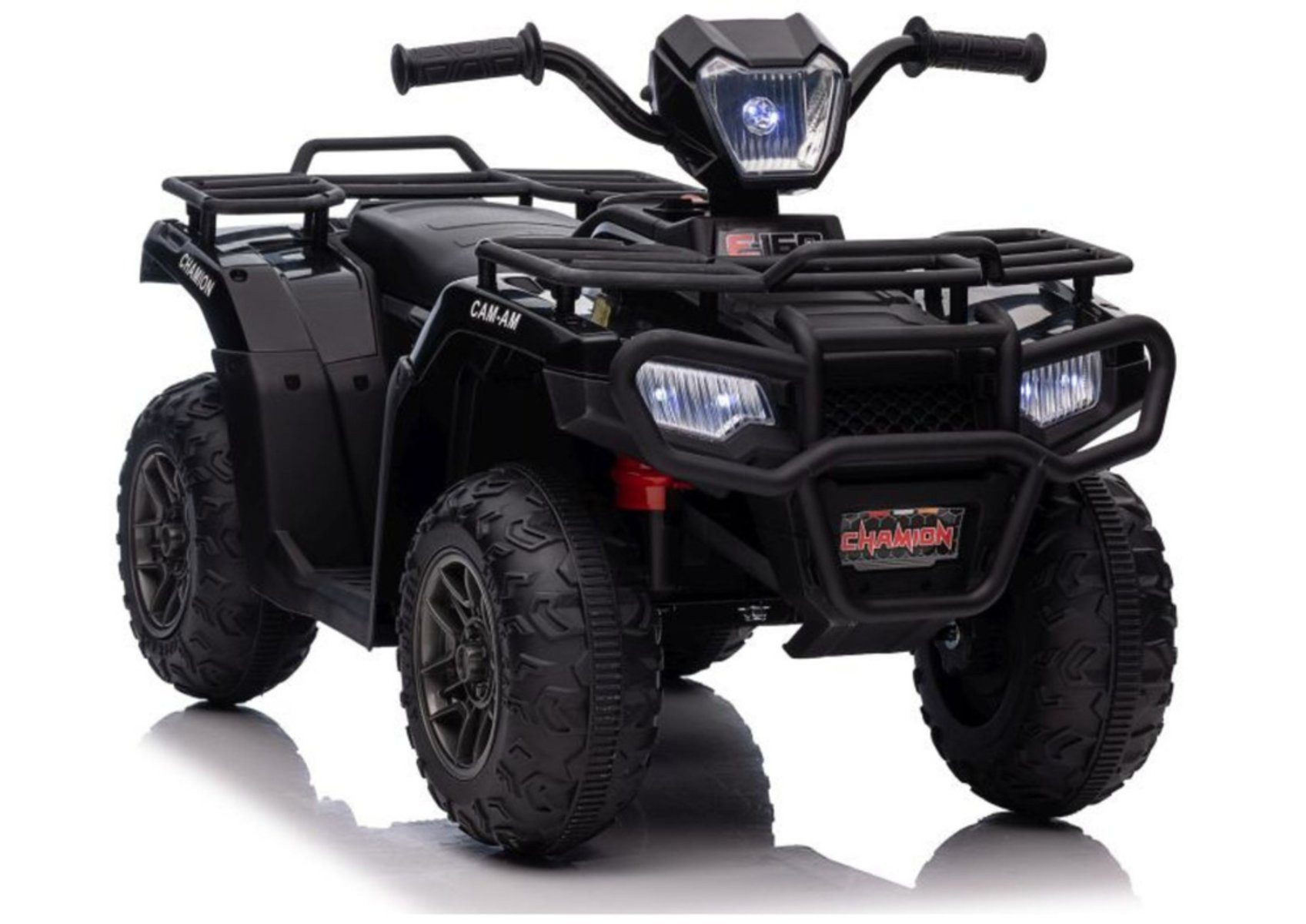 Wisam Elektro-Kinderquad Lean Cars Kinder-Elektroquad Can-Am Champion 4x4 Schwarz