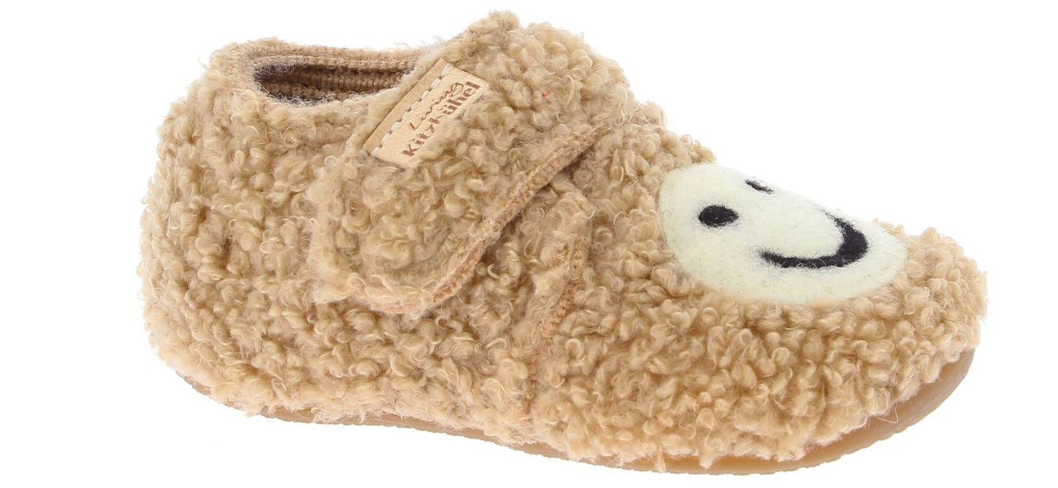 Living Kitzbühel Babyklett Smiley Camel Slipper