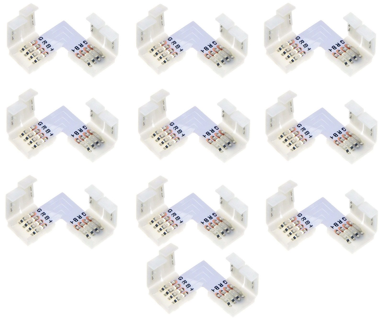 Adapter Universe LED Stripe 10 x LED RGB Strip Eckverbinder Schnellverbinde günstig online kaufen