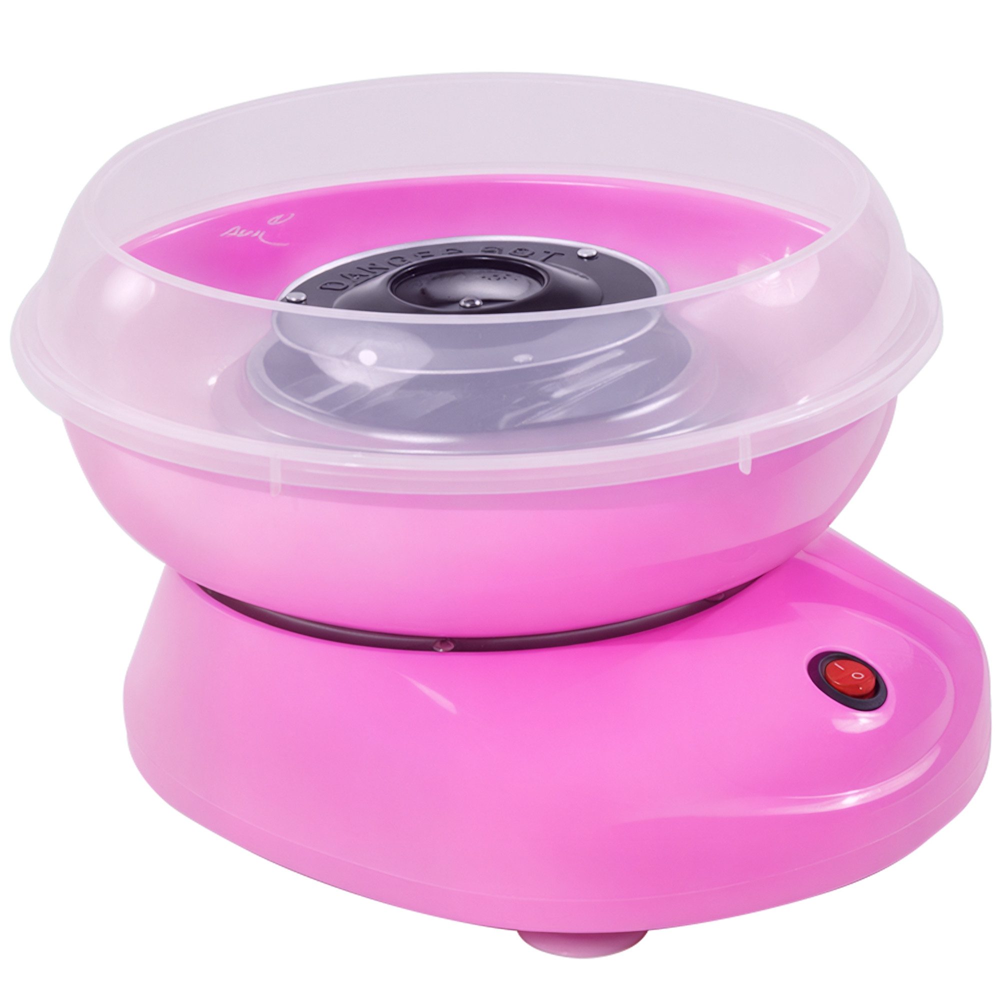 FELIXLEO Zuckerwattemaschine Zuckerwattemaschine Edelstahl PP einfach bedienbar für Kinder Rosa