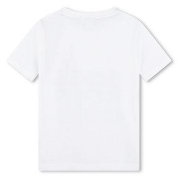 BOSS T-Shirt Boss Kids T-Shirt weiß mit großem Logoprint, Gr. 8-16 Jahre