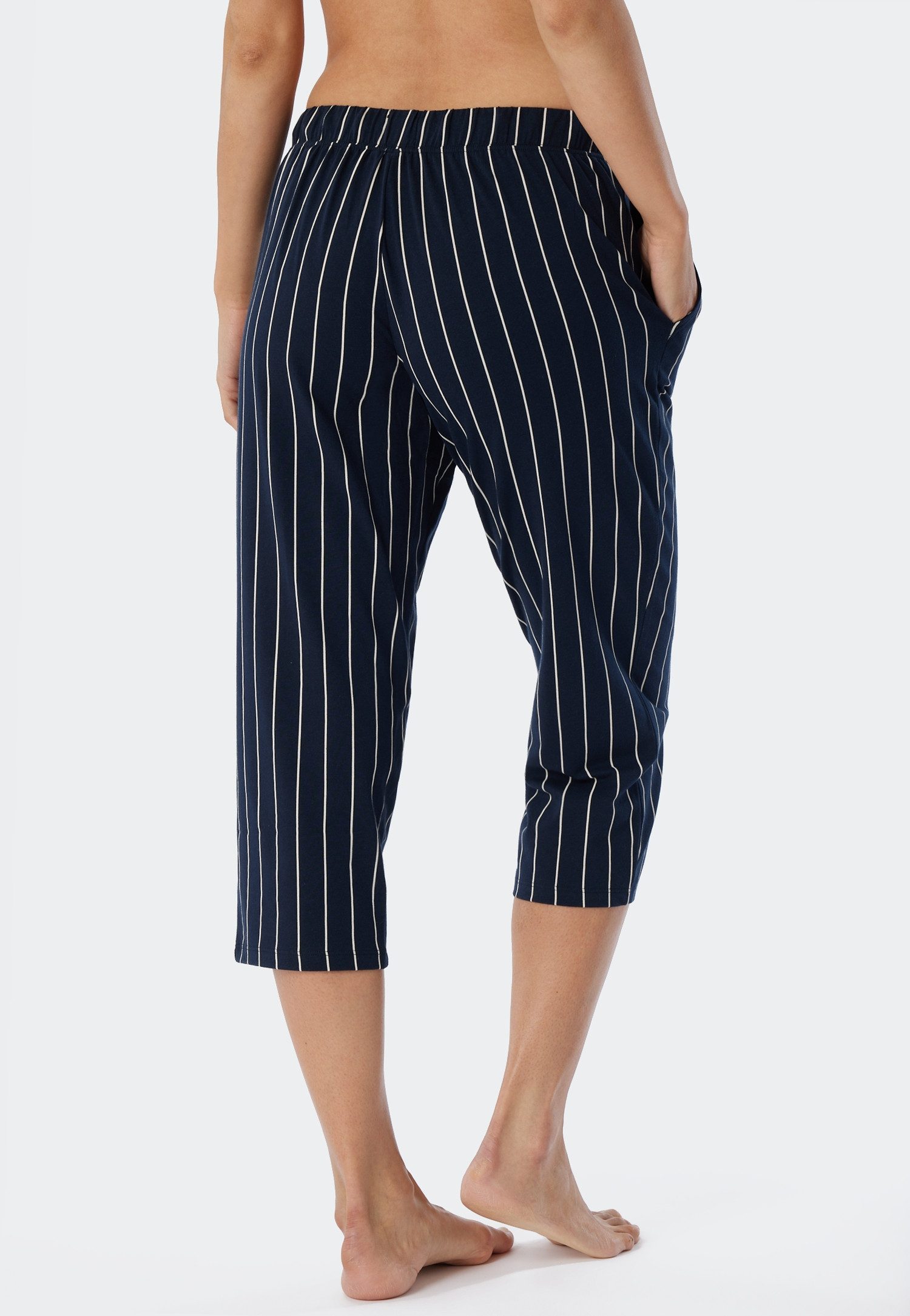 Schiesser 3/4-Hose Mix + Relax seitliche Taschen, Bindeband