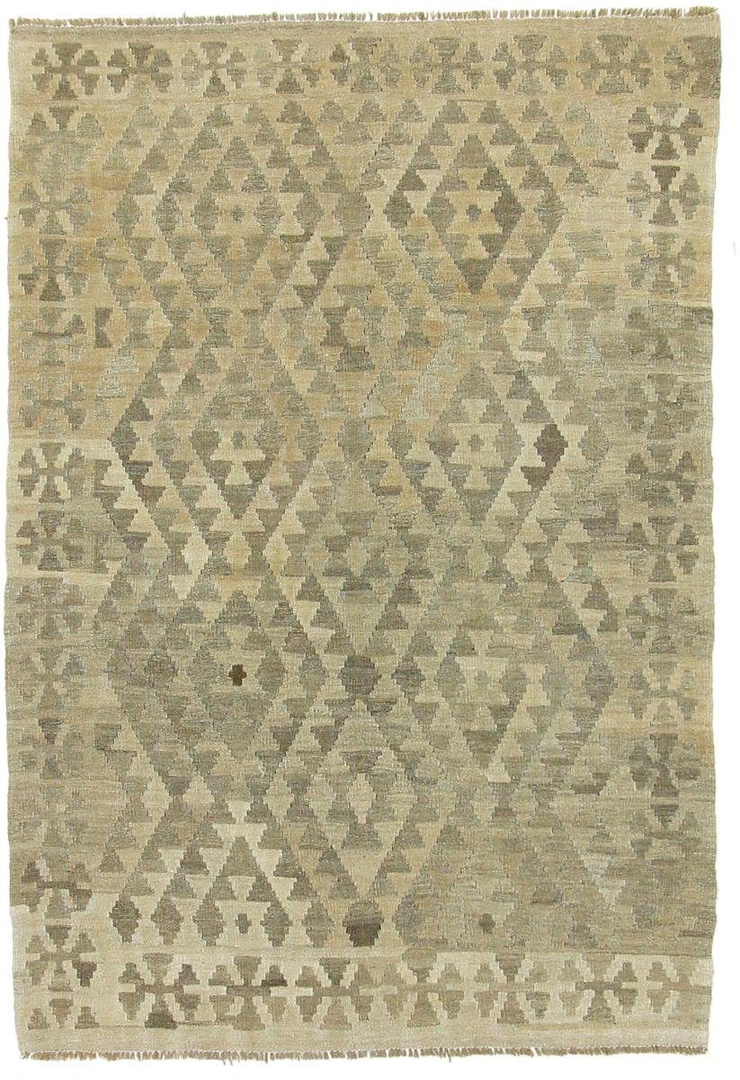 Höhe: Handgewebter mm Trading, Orientteppich, Orientteppich Moderner Afghan Nain 119x173 Heritage rechteckig, 3 Kelim