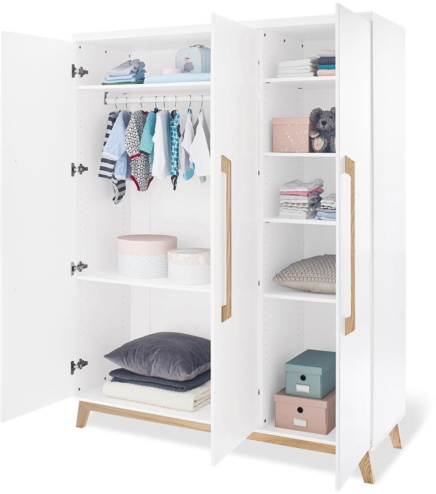 3-türig Kinderkleiderschrank Pinolino® Riva groß