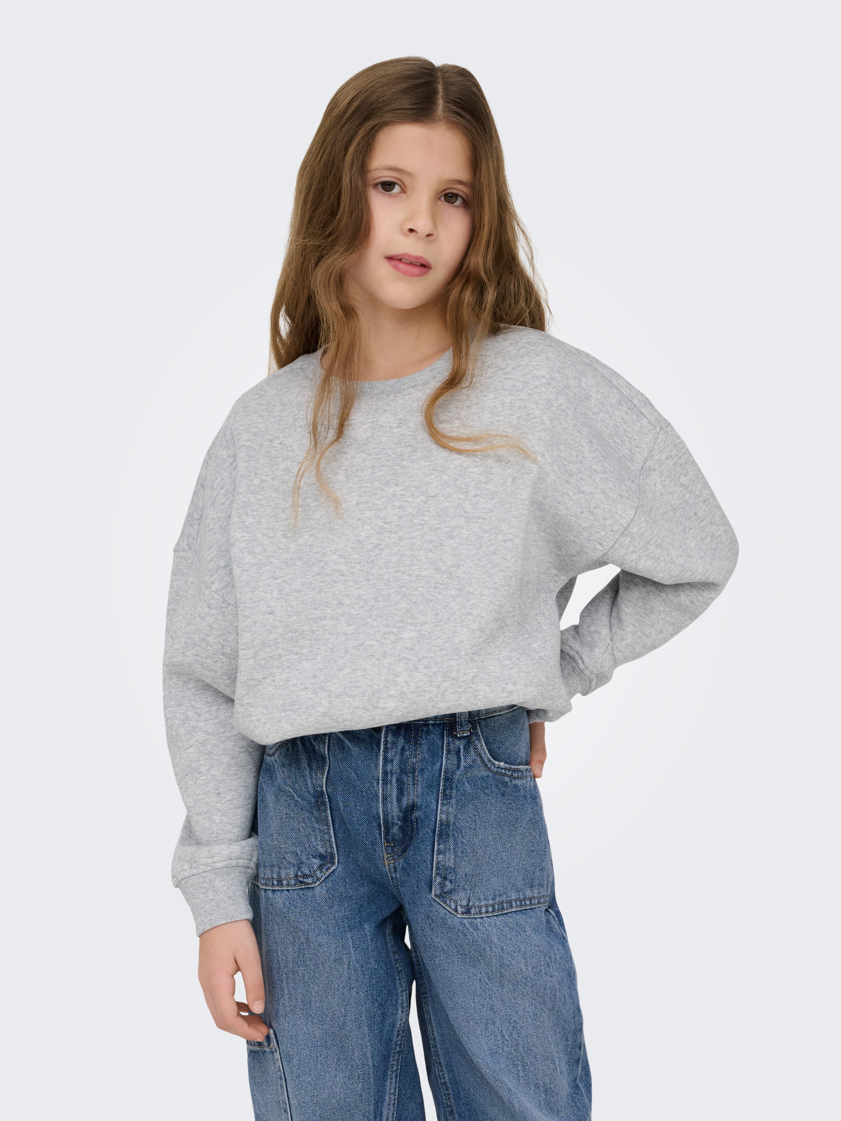 KIDS ONLY Sweatshirt KOGSWEAT L/S CREW OVERSIZE SWT NOOS – Bild 2 von 5