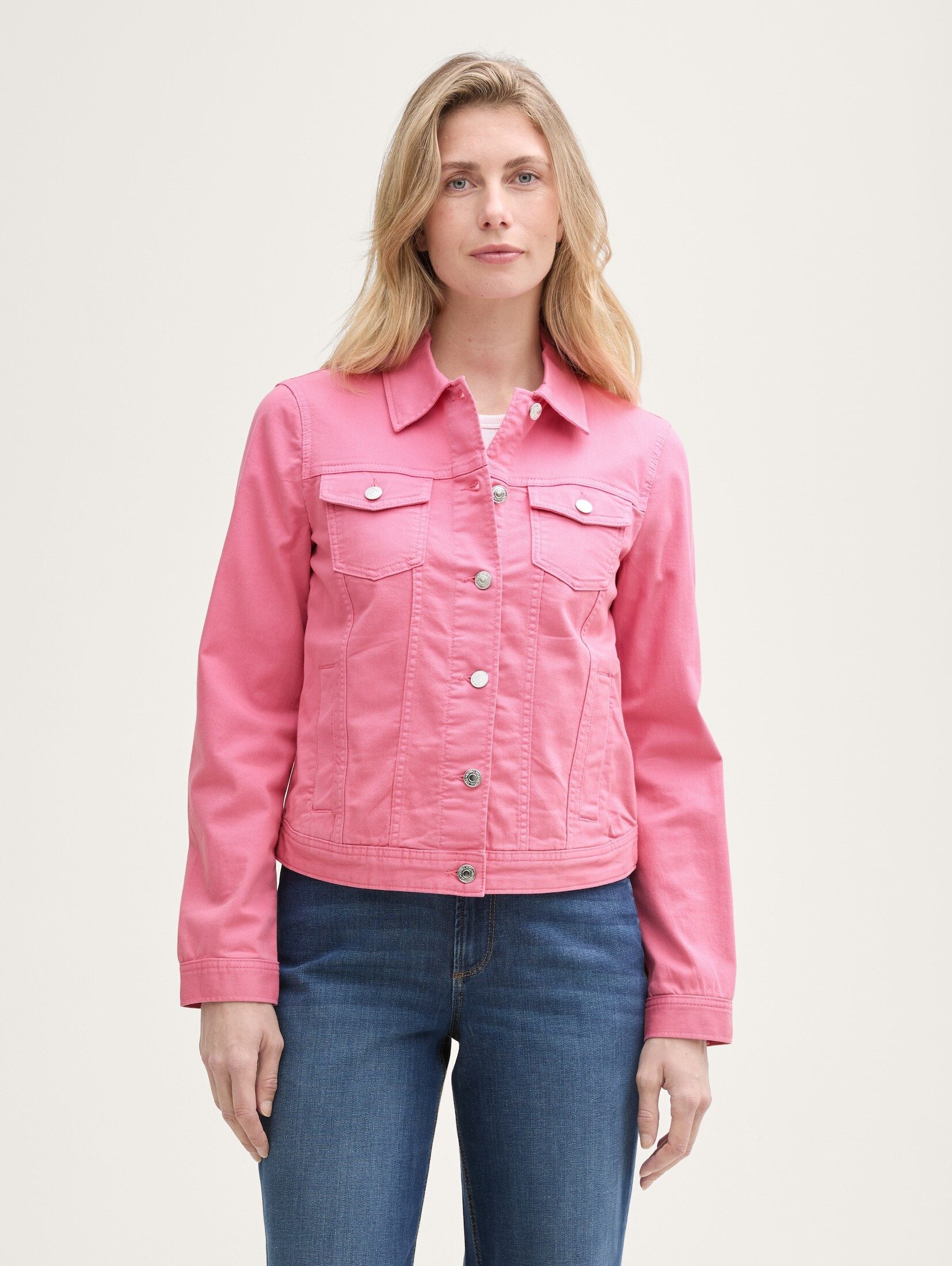 Jeansjacke Jeansjacke mit Eingriffstaschen