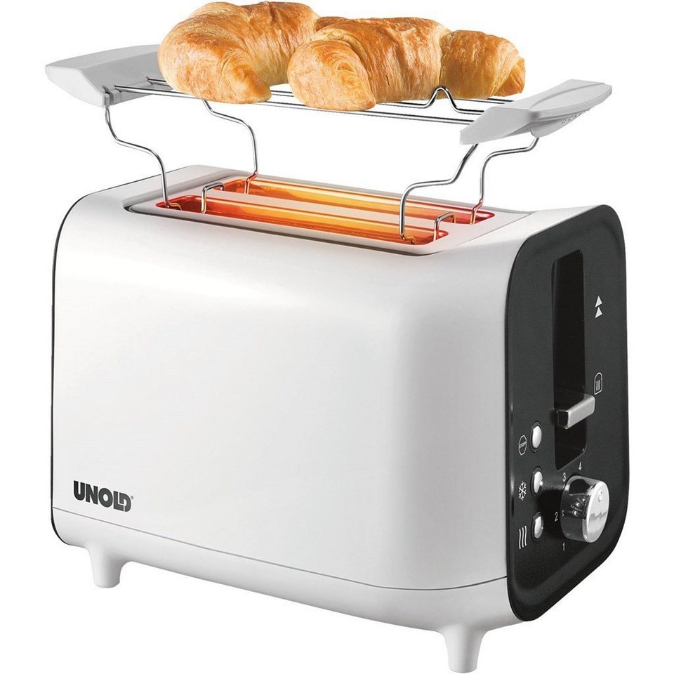 Unold Toaster 2-Schlitz- mit Brötchenaufsatz | OTTO