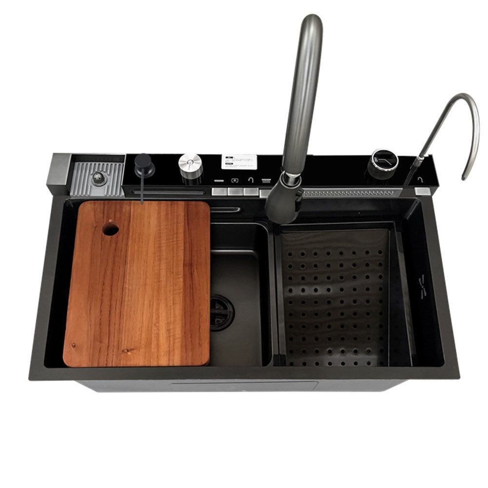 Faizee Home Küchenspüle Nano Innovative Wasserfall Geschirrspülbecken 75 x günstig online kaufen
