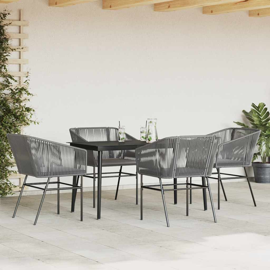 vidaXL Garten-Essgruppe 5-tlg. Garten-Essgruppe mit Kissen günstig online kaufen