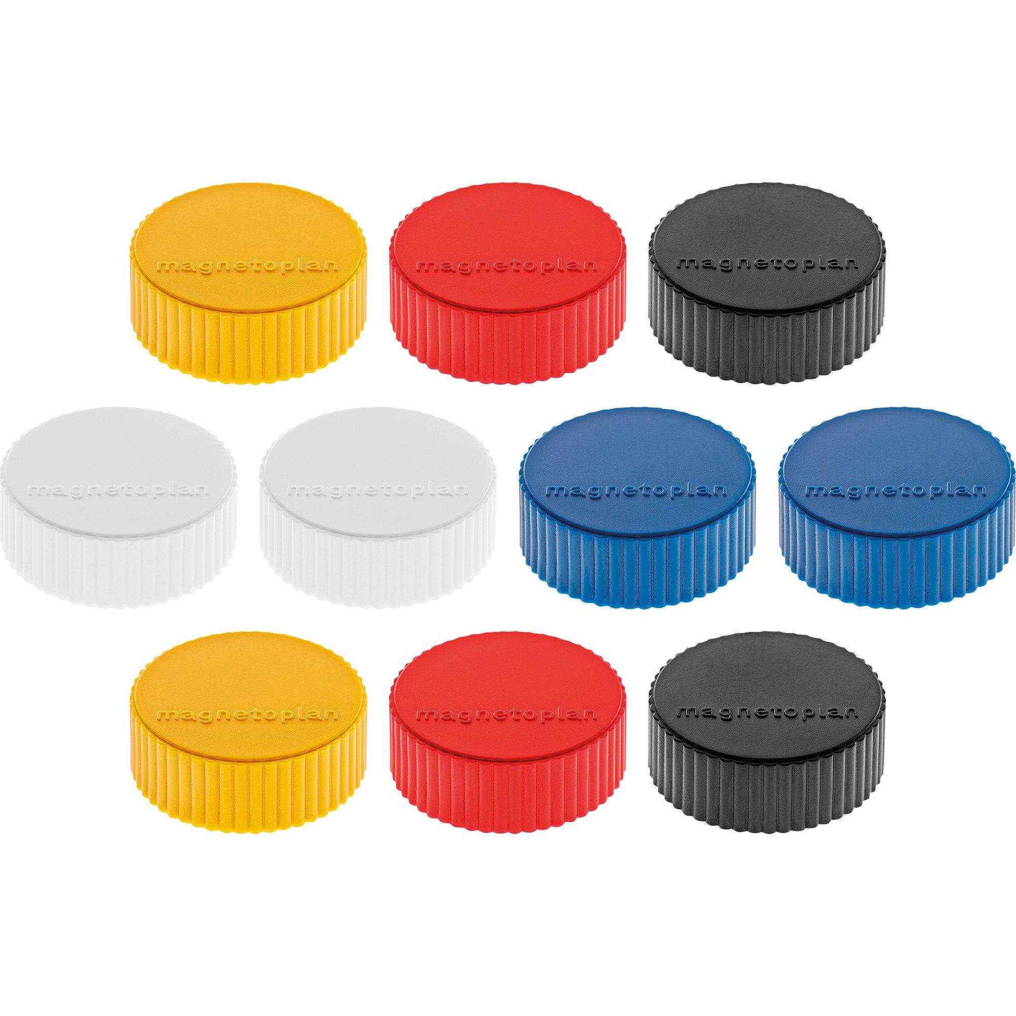 magnetoplan® Magnet Magnet Discofix Magnum 1660010 34mm sortiert 10 Stück