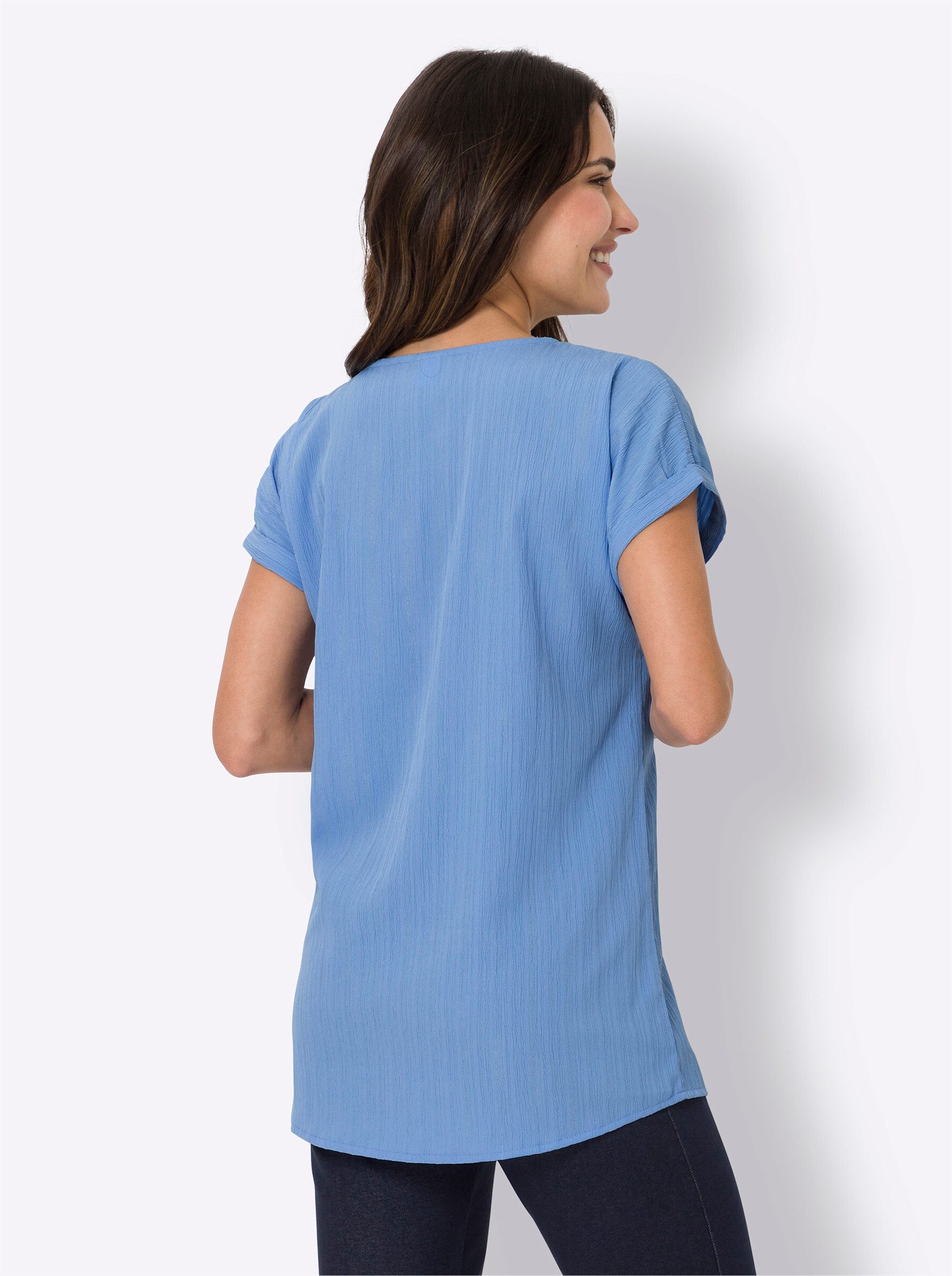 Sieh an! Trainingsshirt Longshirt Kurzarm günstig online kaufen