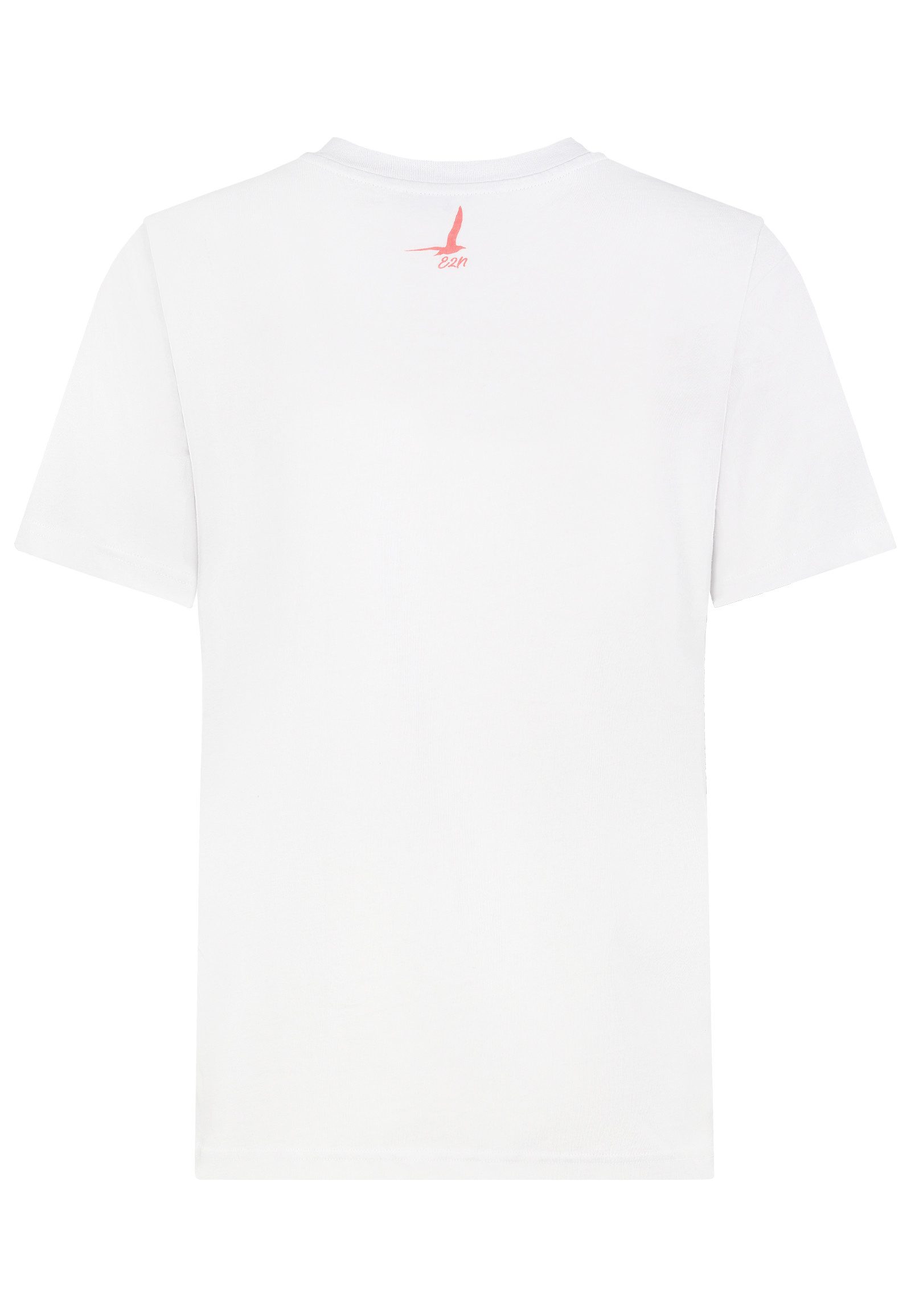 Eight2Nine T-Shirt Damen Baumwollshirt maritim Printshirt, maritime Motive: Anker, Moin, Strandkorb