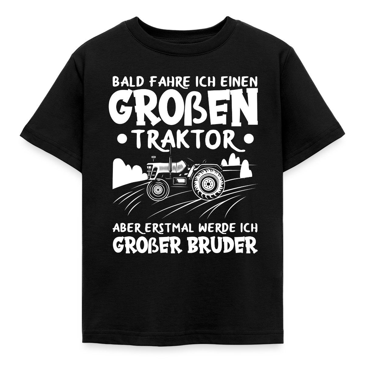 Spreadshirt T-Shirt Ich Werde Großer Bruder Traktor Geschenk Kinder T-Shirt (1-tlg) Fällt klein aus. Wir empfehlen, eine Größe größer zu bestellen.