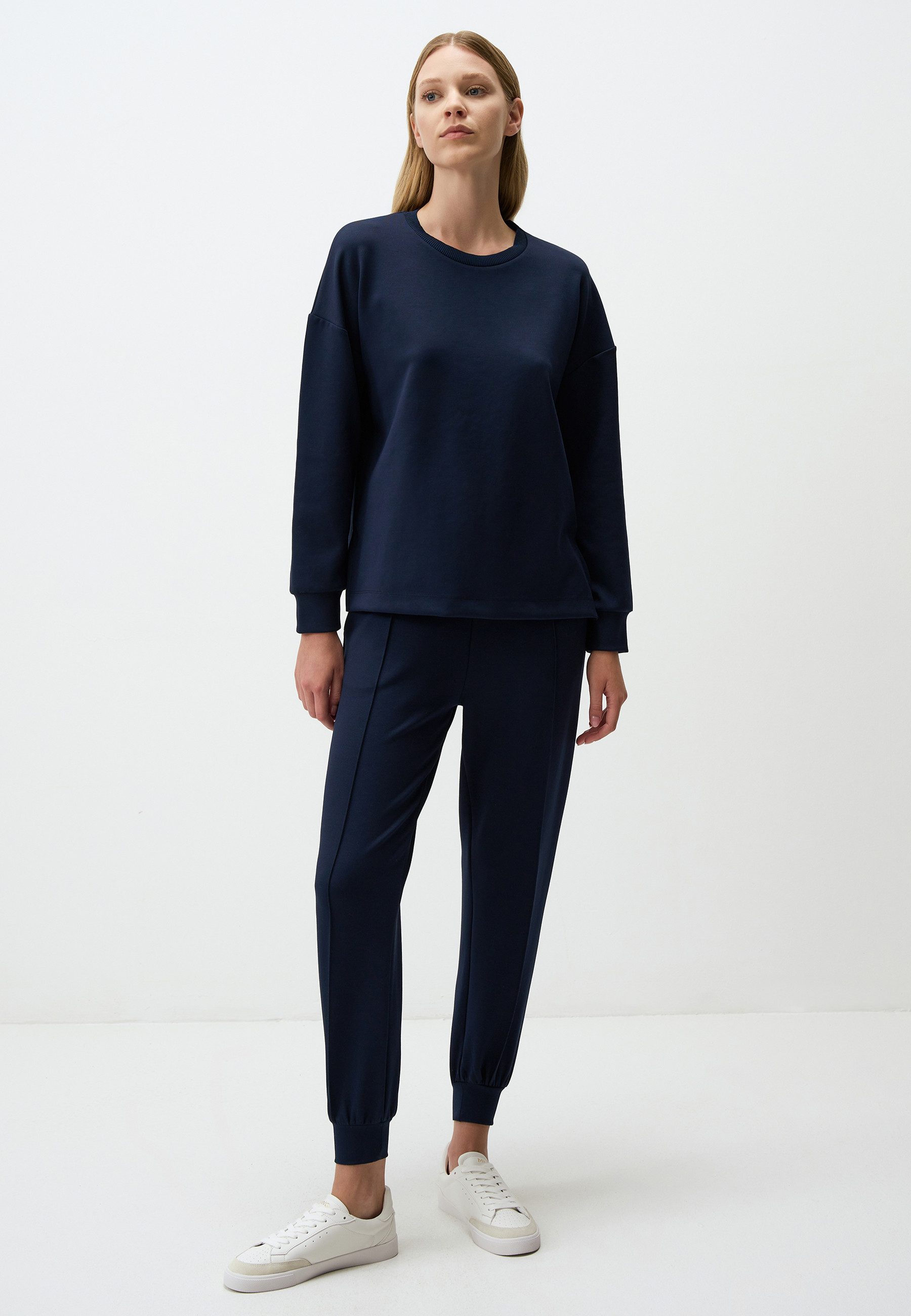 Jimmy Key Sweatshirt Rundhalsausschnitt Langärmlig Oversized günstig online kaufen