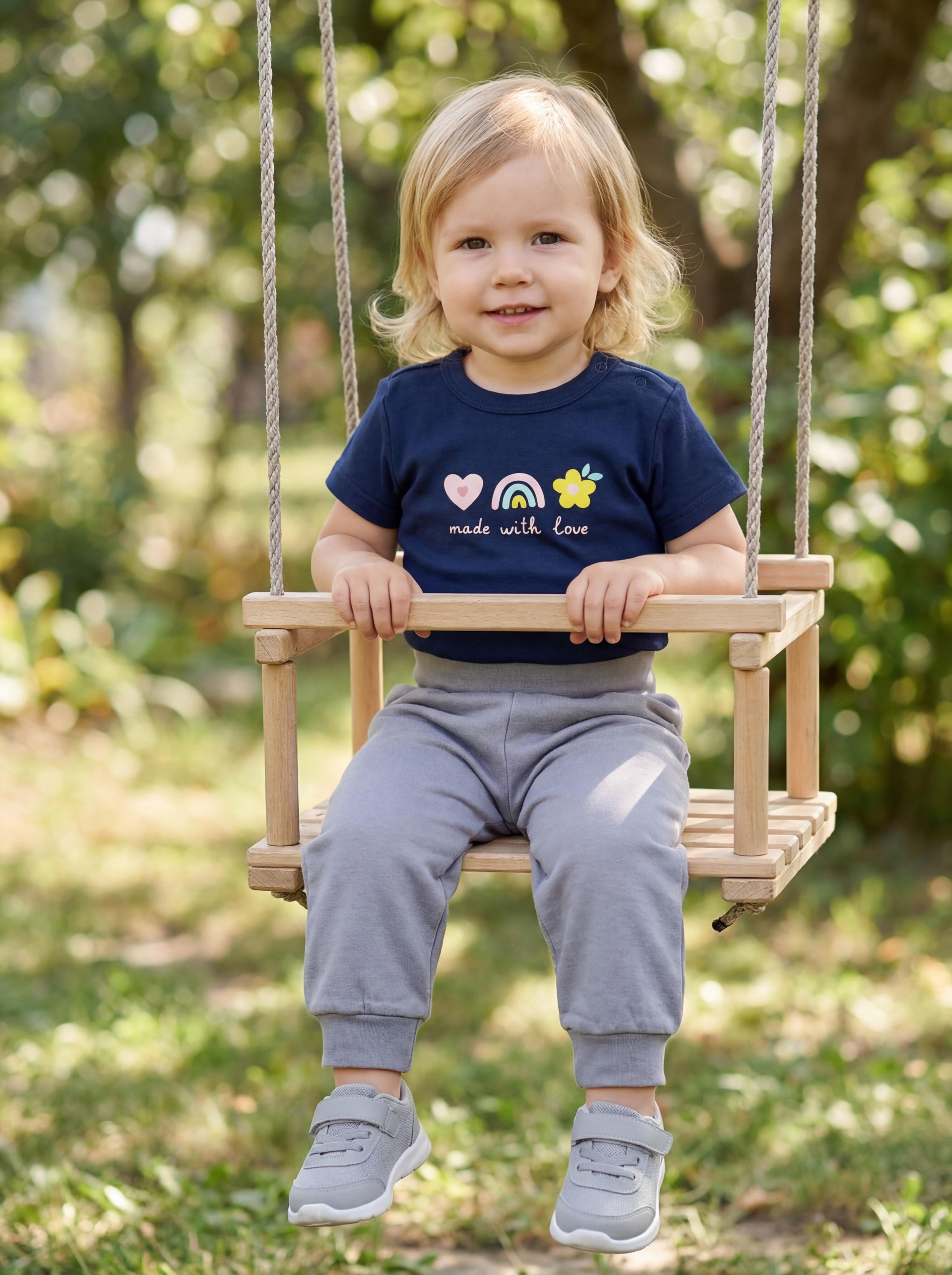 TupTam Kurzarmbody TupTam Unisex Baby Kurzarm Body mit Aufdruck Spruch 5er Pack