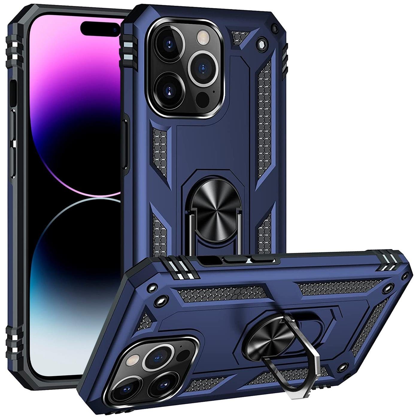 CoolGadget Handyhülle Armor Shield Case für Apple iPhone 14 Pro