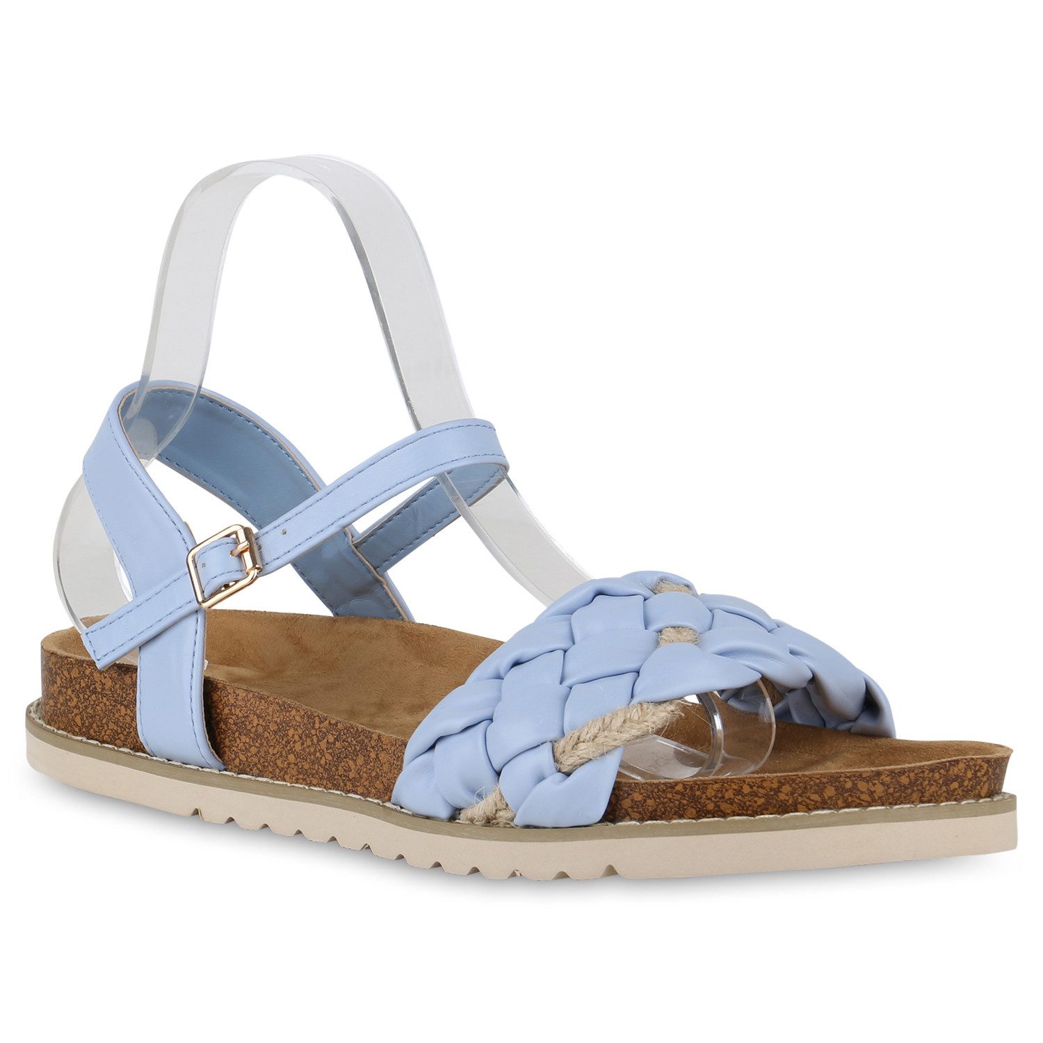 VAN HILL 841270 Riemchensandale Damen Übergrößen Riemchensandalen Sandale B günstig online kaufen