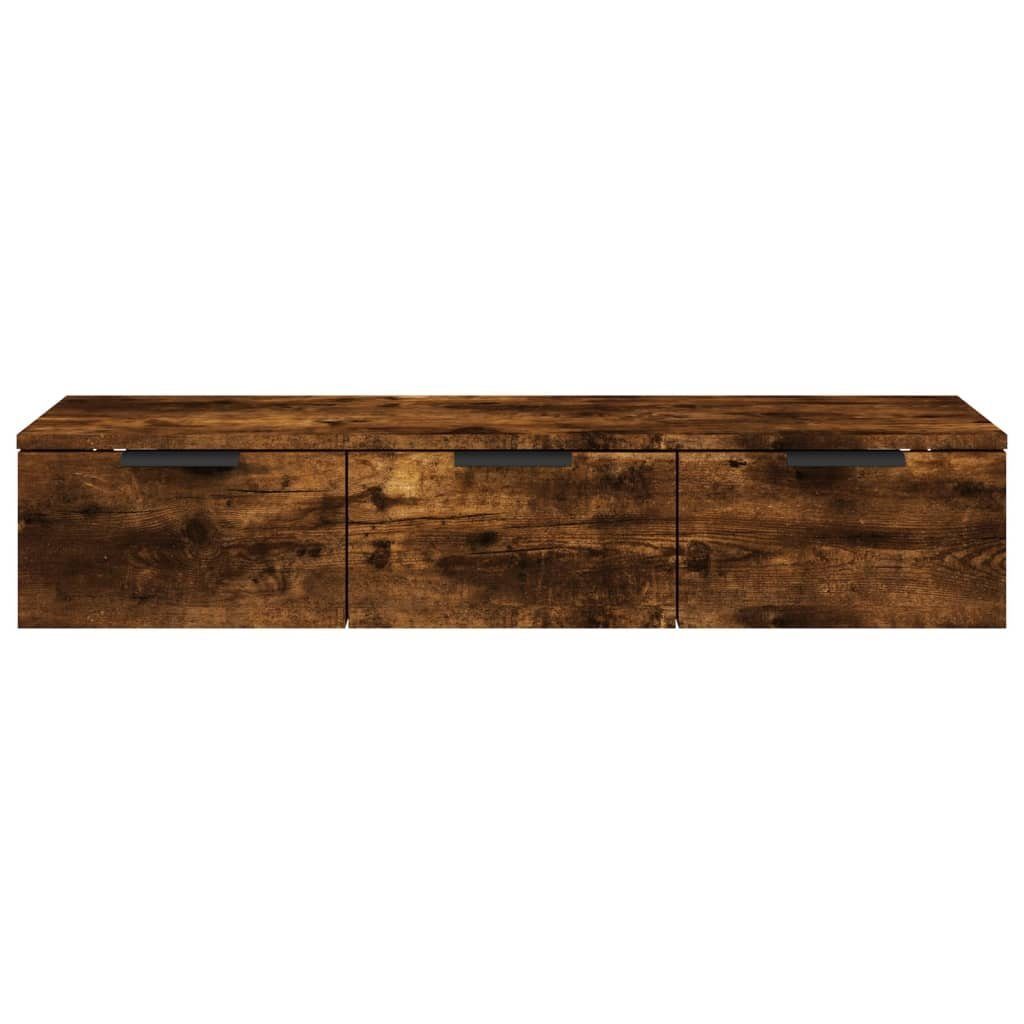 furnicato Wandregal Wandschrank Räuchereiche 102x30x20 cm Holzwerkstoff