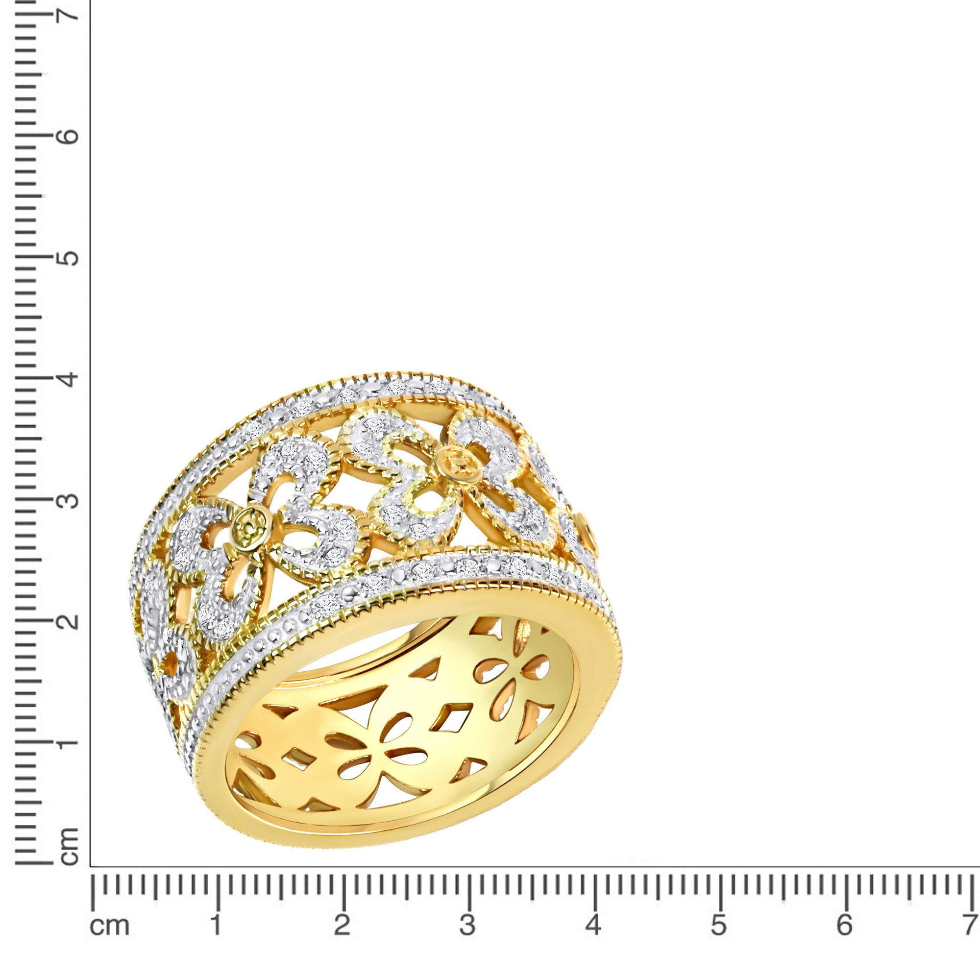 Diamonds by Ellen K. Fingerring Silber 925 mit 40 Diamanten zus. 0,20ct. günstig online kaufen