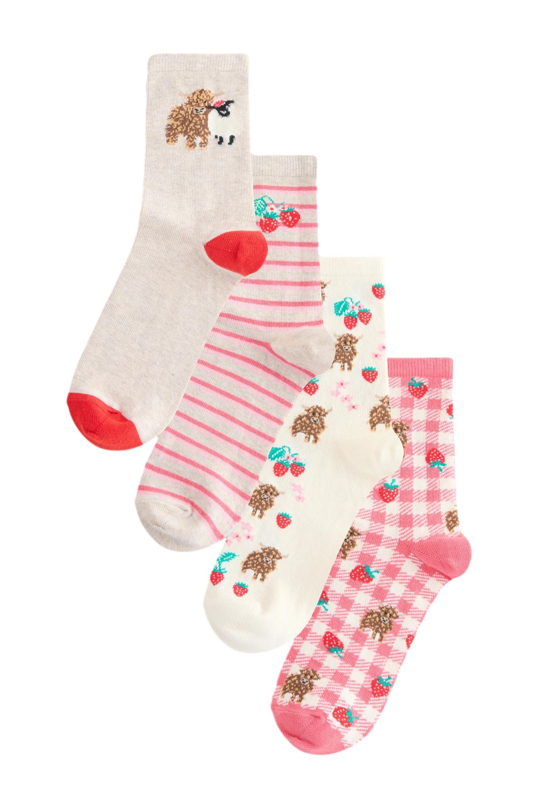 Kurzsocken Knöchelhohe Socken, 4er-Pack