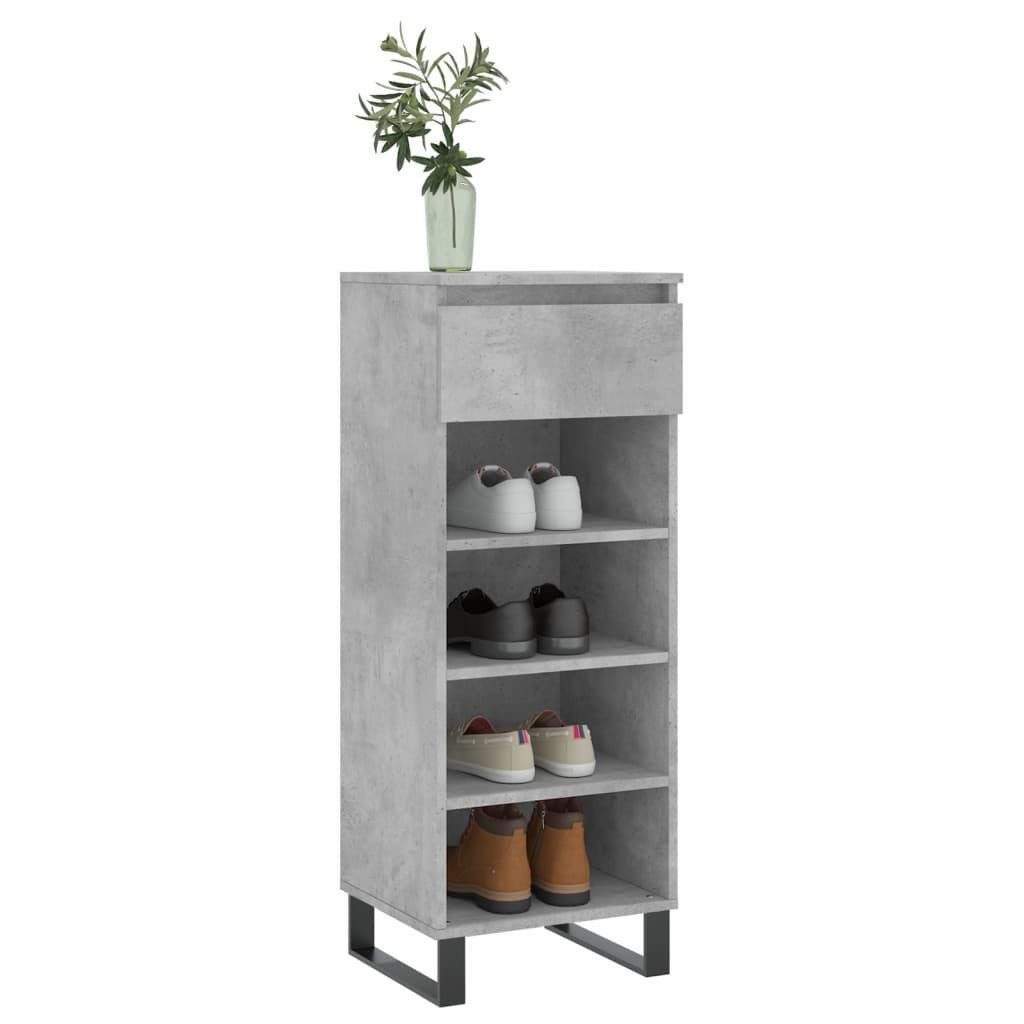 vidaXL Schuhregal Schuhschrank Betongrau 40x36x105 cm günstig online kaufen