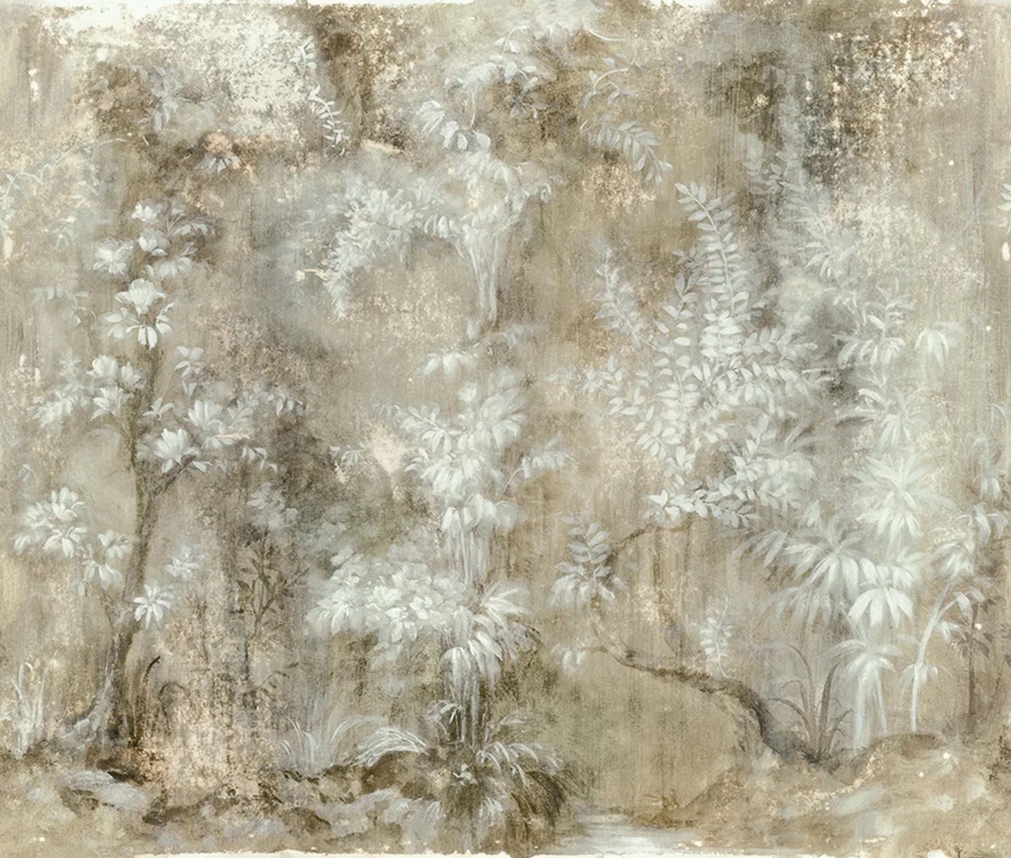 Marburg Fototapete Tapete Malerischer Dschungel, geprägt, tropisch, moderne Vliestapete für Wohnzimmer Schlafzimmer Küche