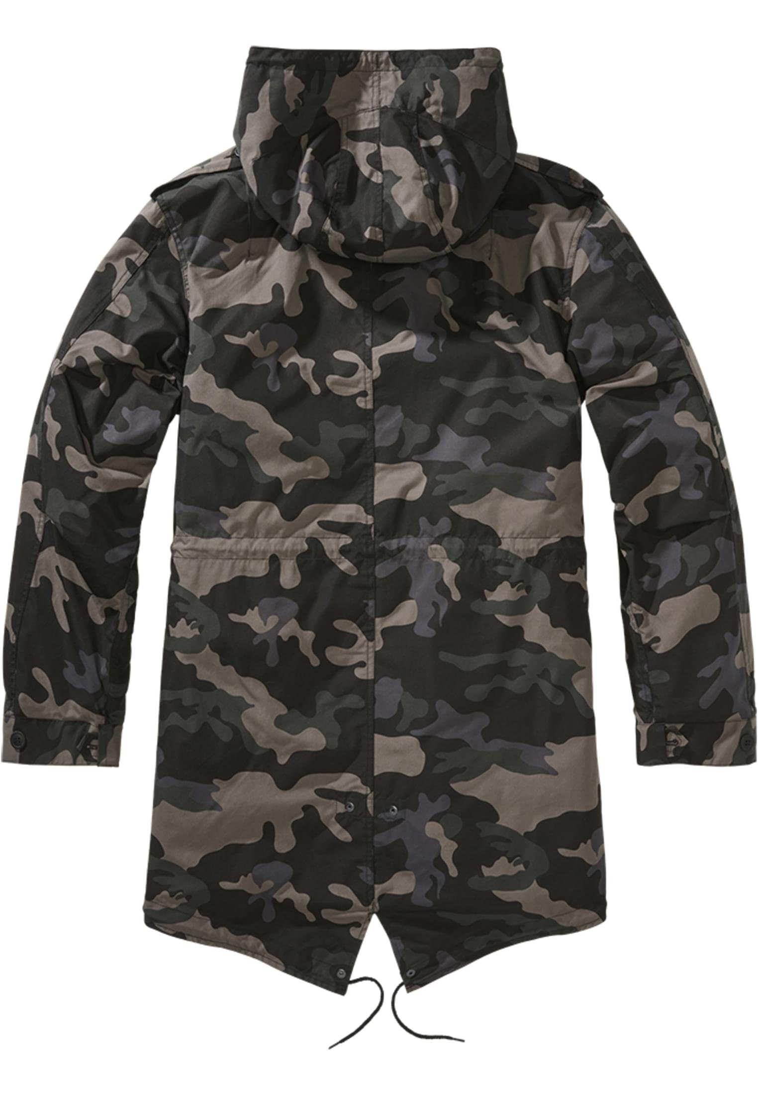 Brandit Herren Wintermantel M51 Parka darkcamo US