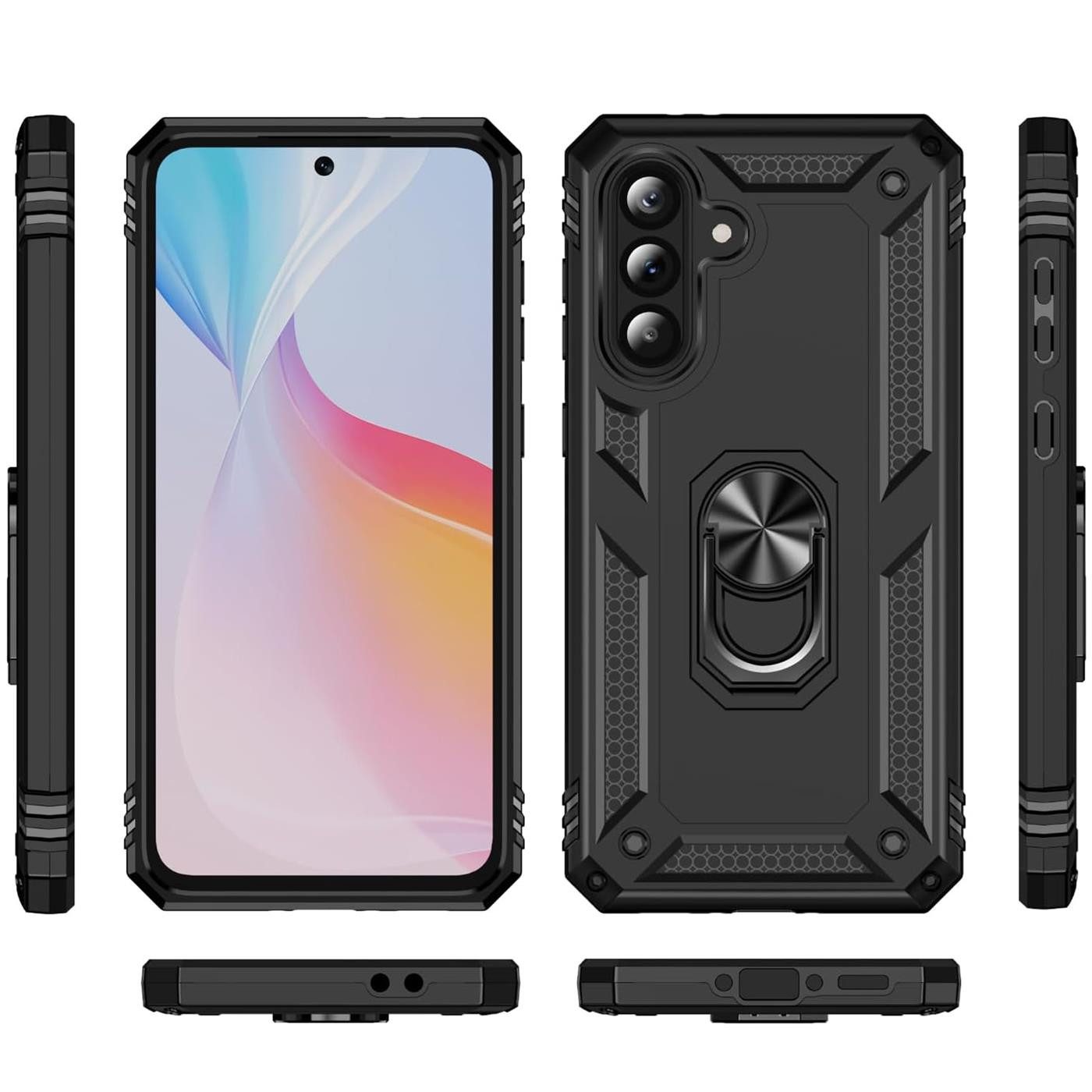 CoolGadget Handyhülle Armor Shield Case für Samsung Galaxy A56 5G 6,7 Zoll, Outdoor Cover mit Magnet Ringhalterung Handy Hülle für Samsung A56 5G