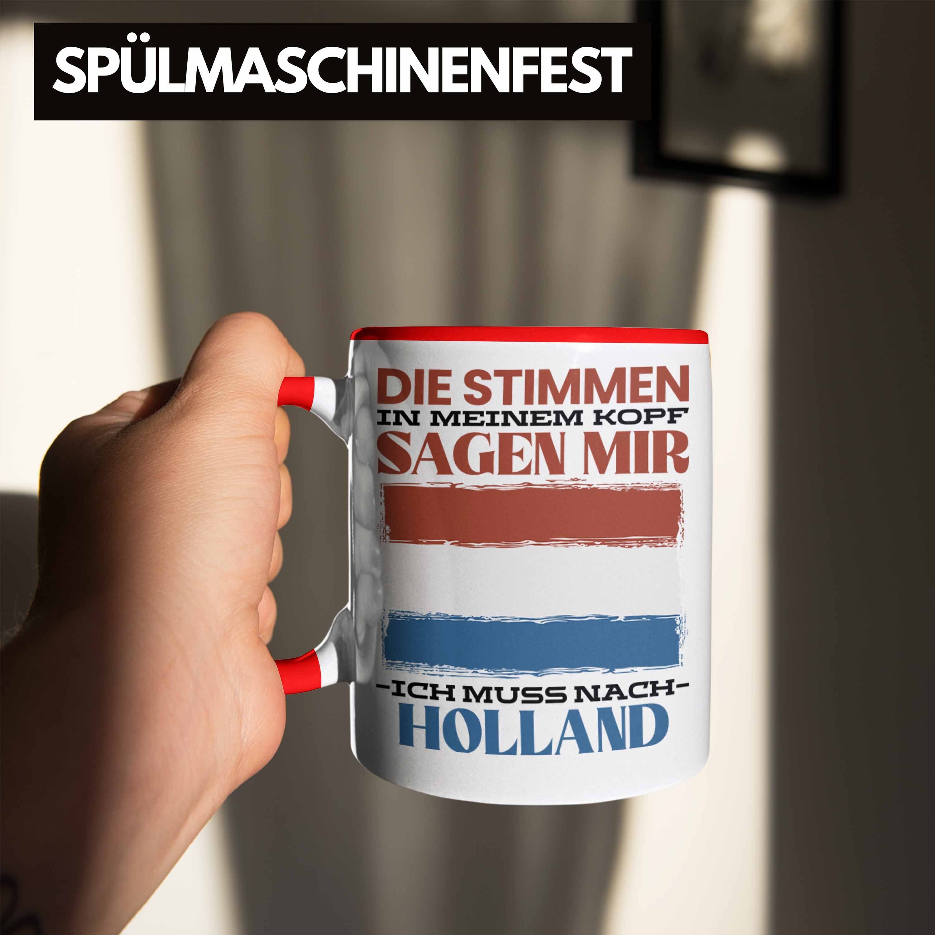 Geschenk Spruch Holländer Tasse Rot Gesc Niederlande Trendation Tasse Heimat Urlaub Holland