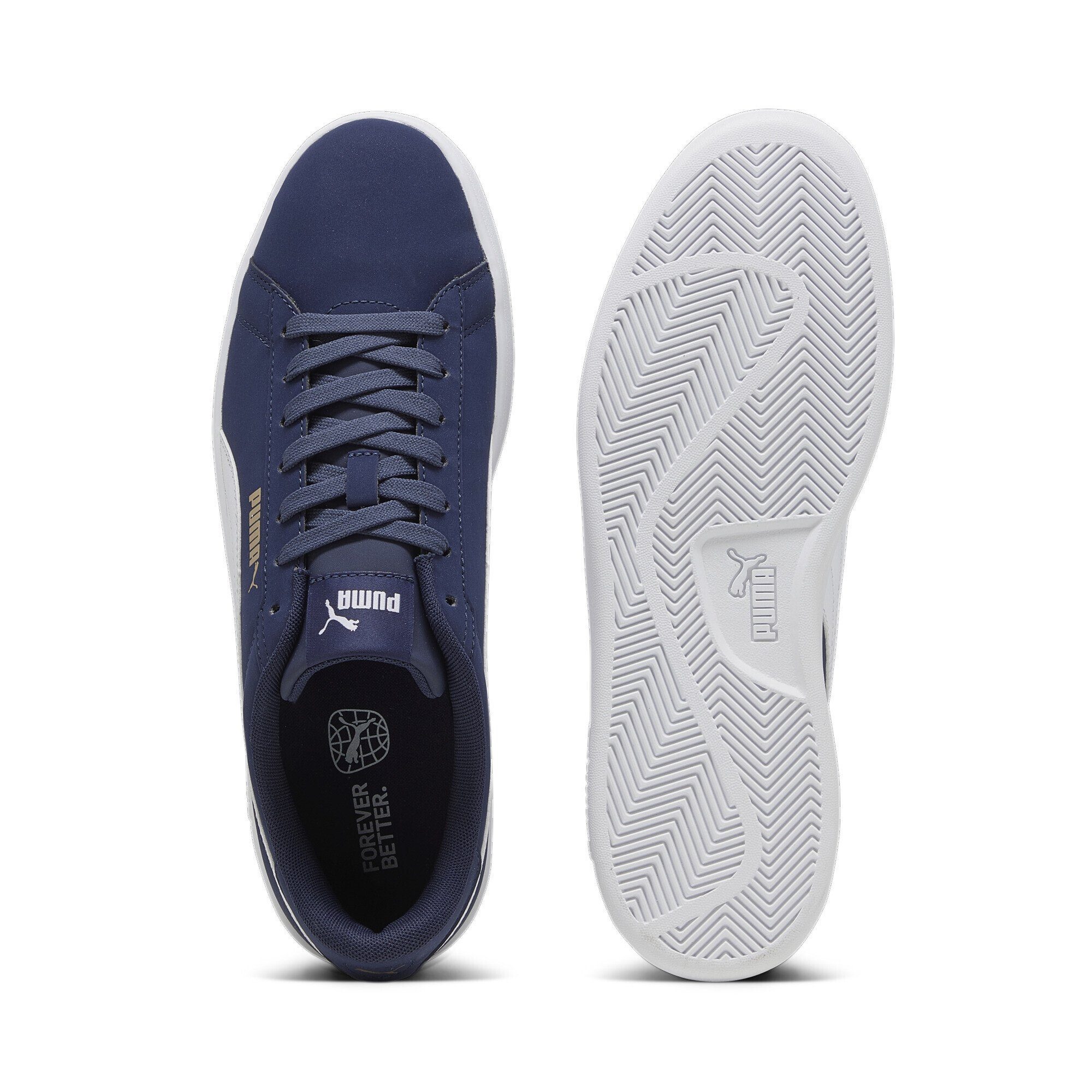 Blue PUMA PUMA 3.0 Navy Erwachsene White Sneaker Gold Smash Buck Sneakers