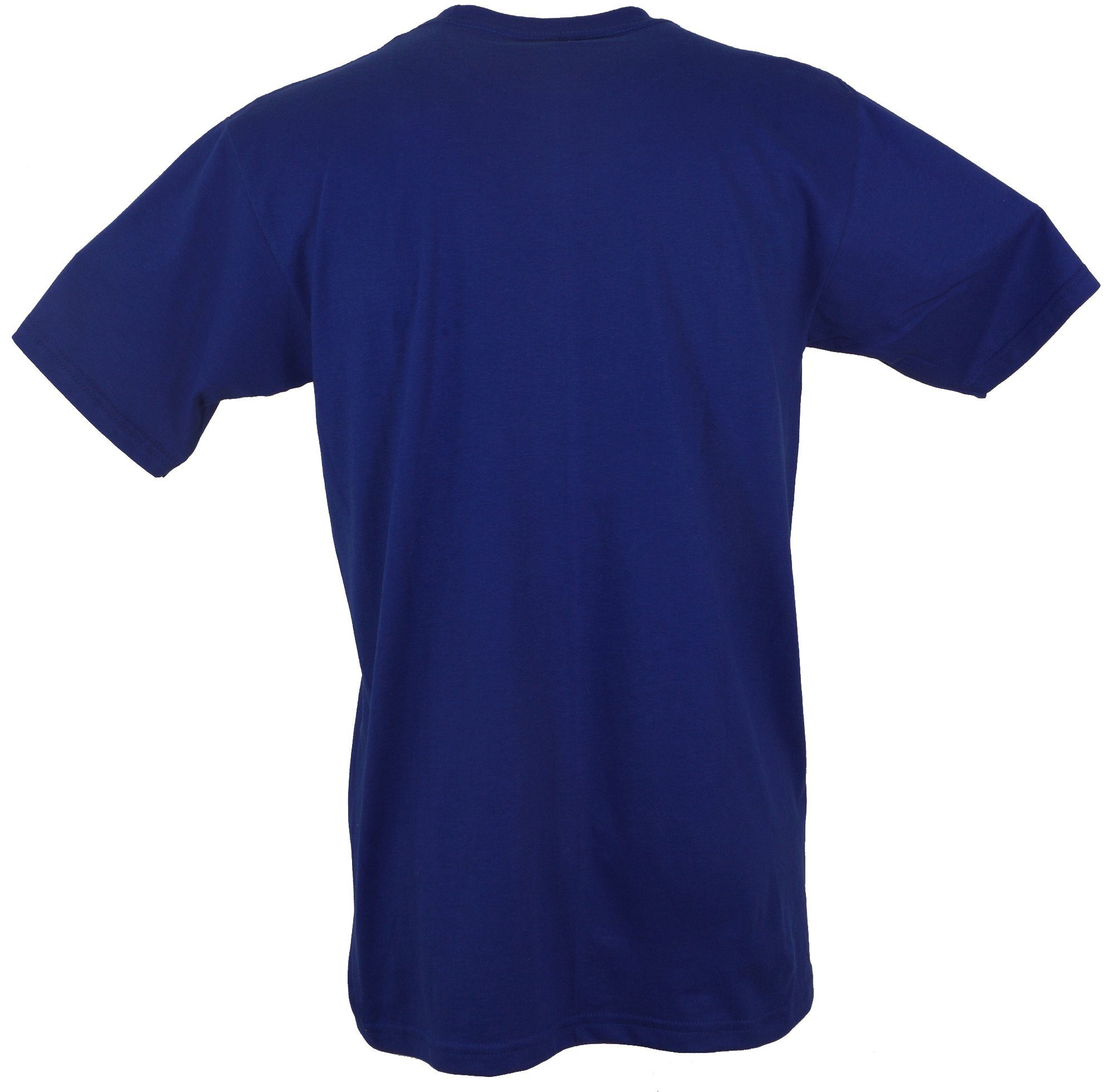 Art alternative blau Bekleidung T-Shirt Guru-Shop Fun Retro - `Großstadt` T-Shirt