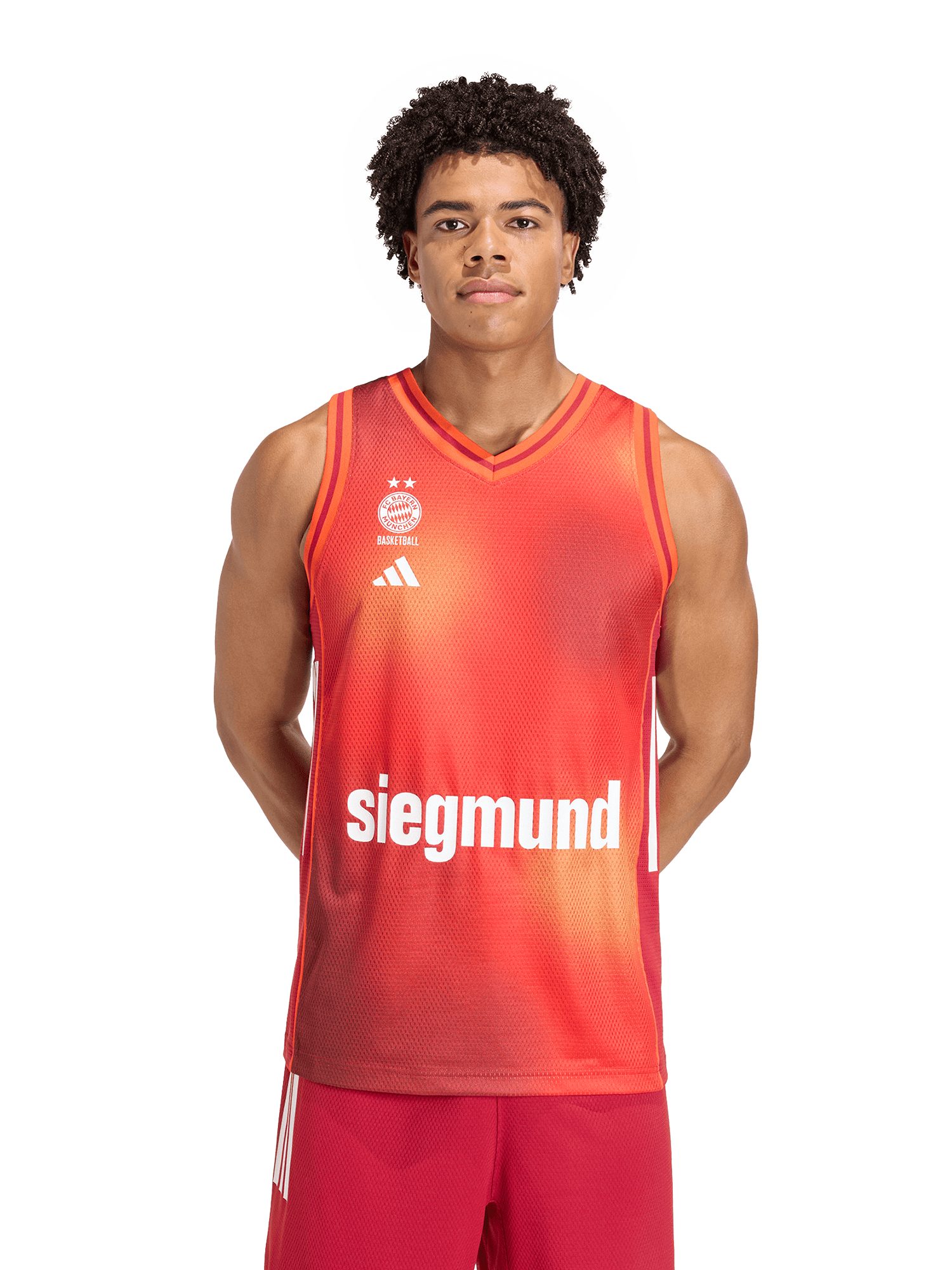 adidas Performance Fußballtrikot FC Bayern München I Basketball Authentic Trikot Home 25-26 I Herren