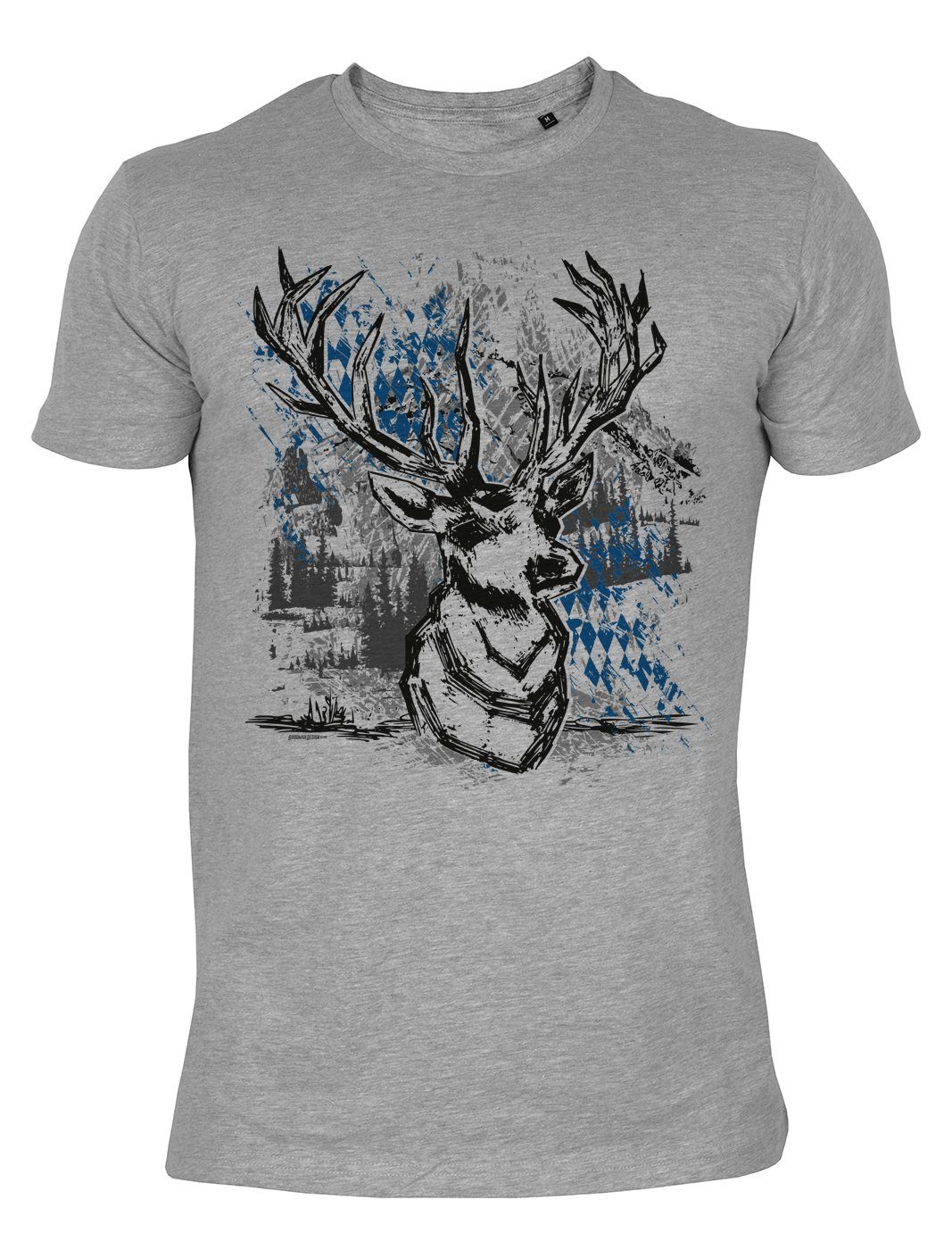 Tini - Shirts Trachtenshirt Hirsch Motiv günstig online kaufen