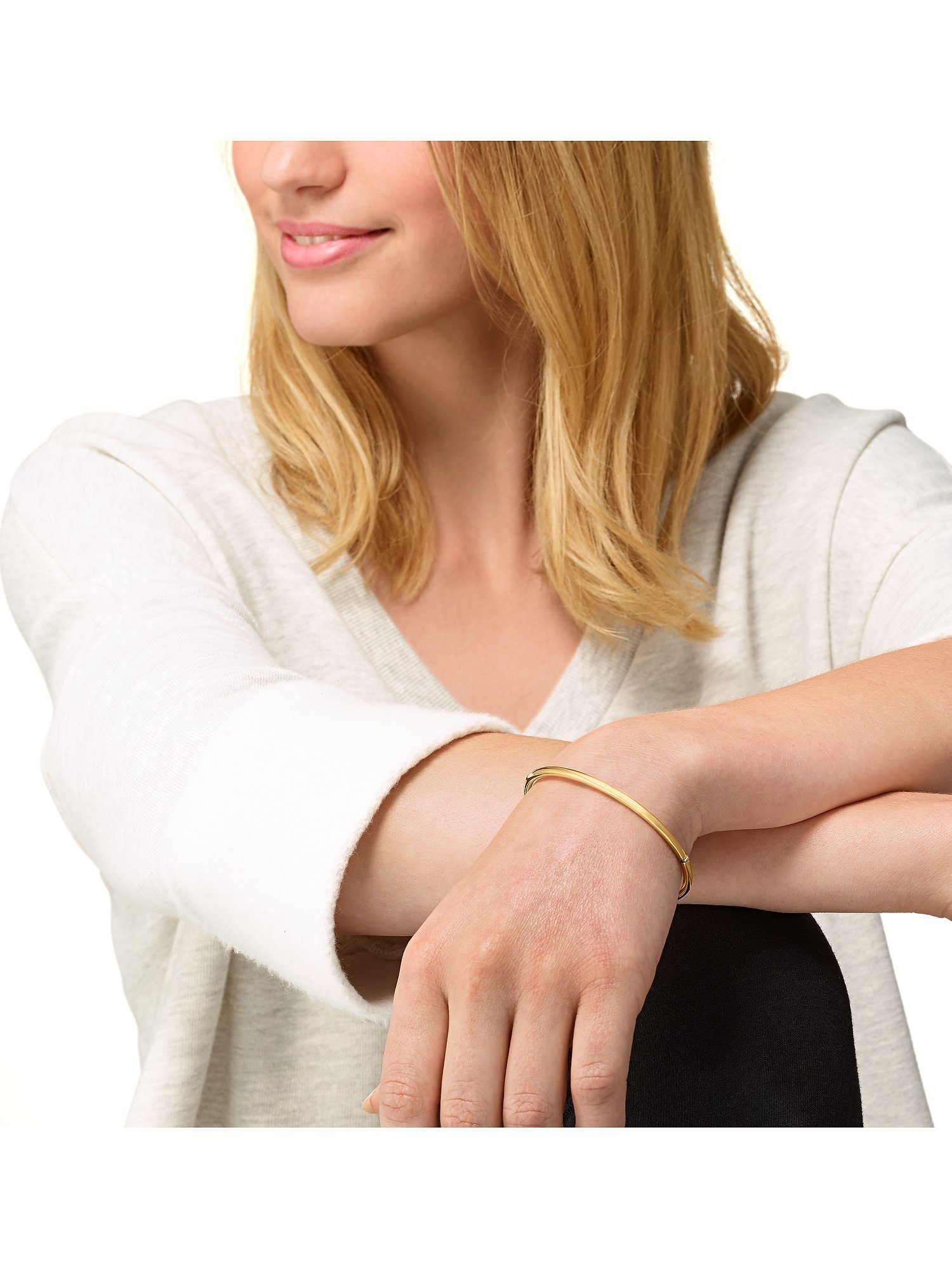 CHRIST Armreif CHRIST Damen-Armreif 585er Gelbgold günstig online kaufen