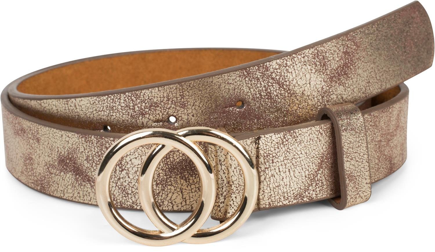 styleBREAKER Synthetikgürtel Gürtel mit Ringschnalle (1-St) günstig online kaufen