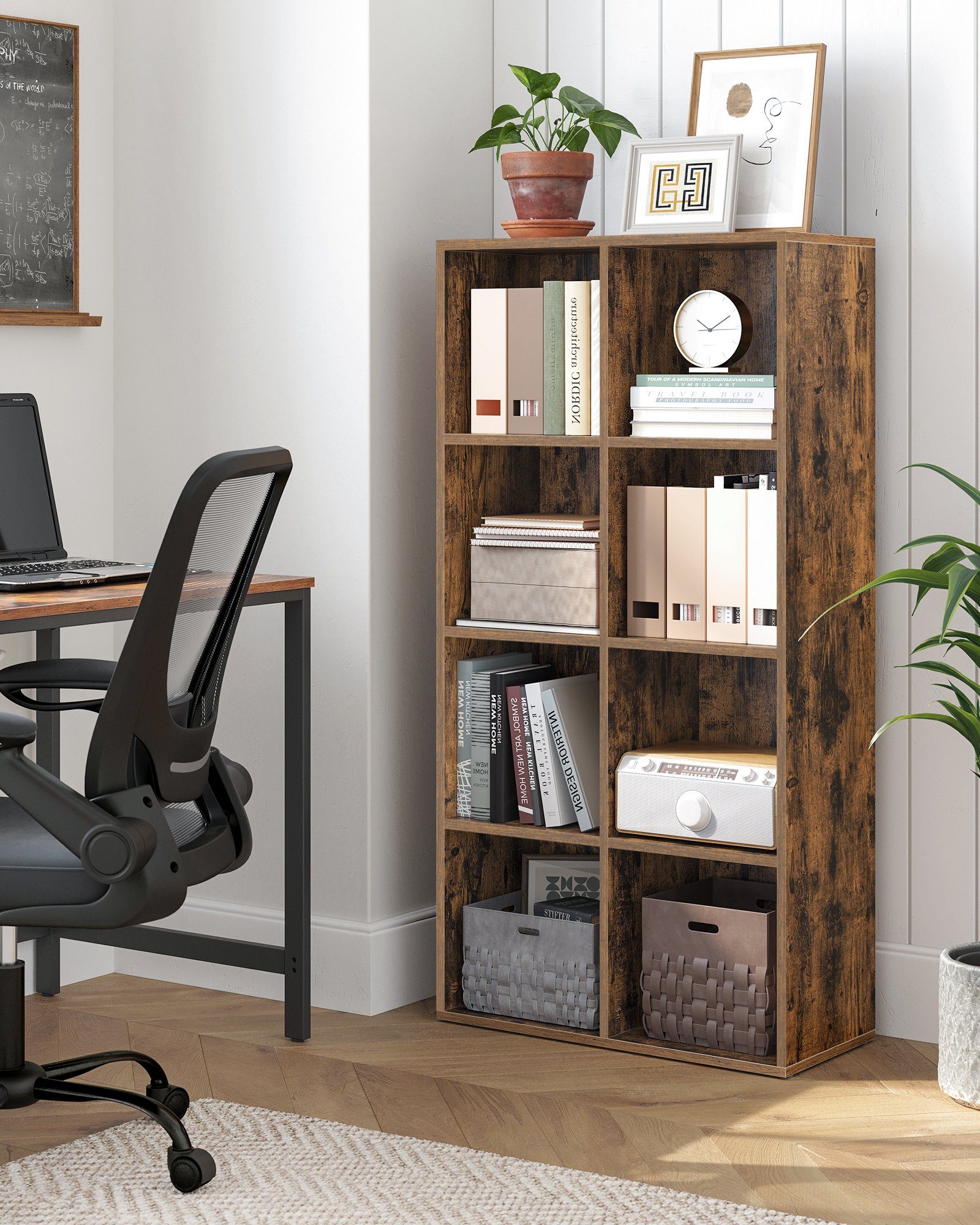 VASAGLE Bücherregal Standregal, Bücherschrank, mit 4/5/7/8 günstig online kaufen