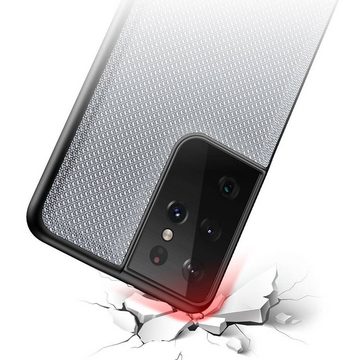 Dux Ducis Smartphone-Hülle Dux Ducis Fino Back Cover Case Hülle Schutz Handyhülle kompatibel mit Samsung Galaxy S21 (G991F)