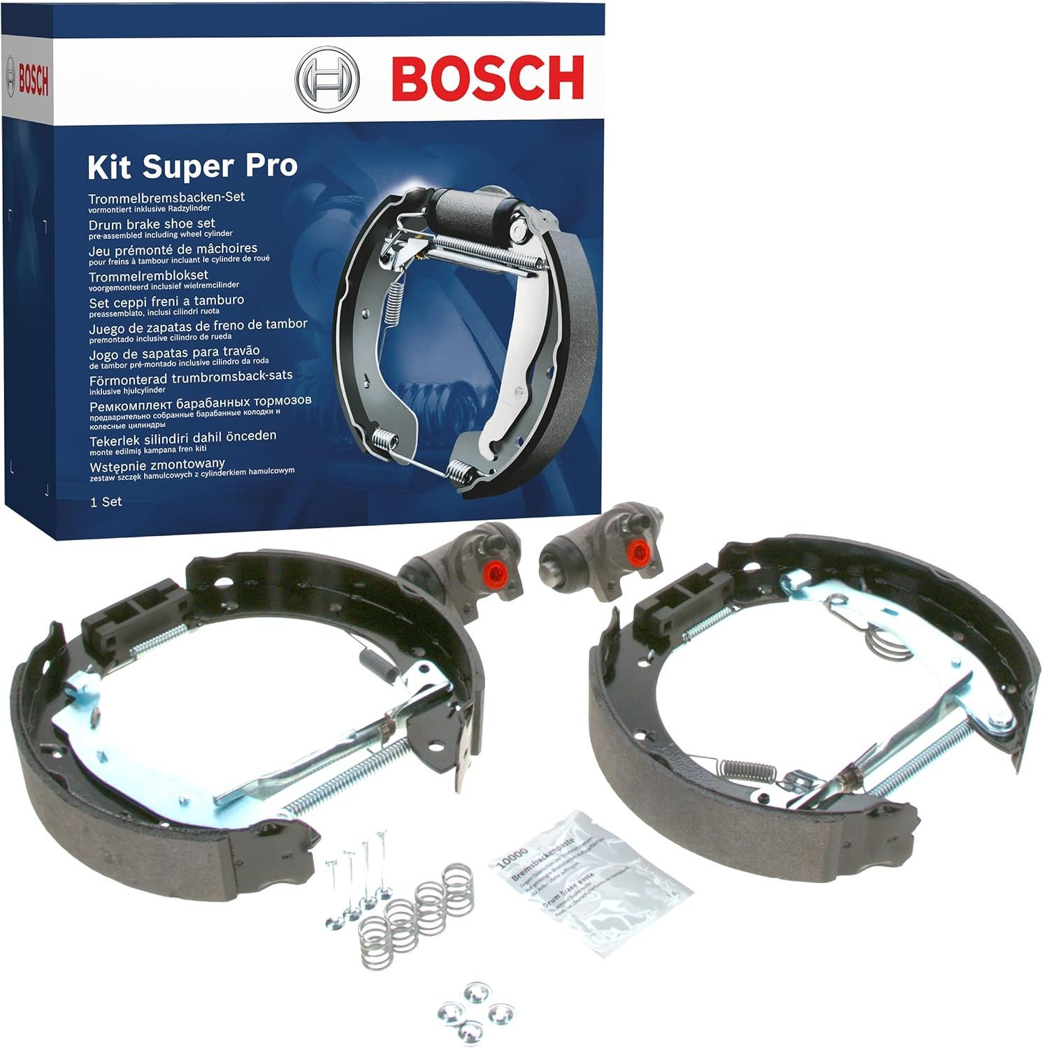 Bosch Automotive Trommelbremse KS556 Kit Super Pro - hintere Trommelbremsenset, ein vormontiertes Set