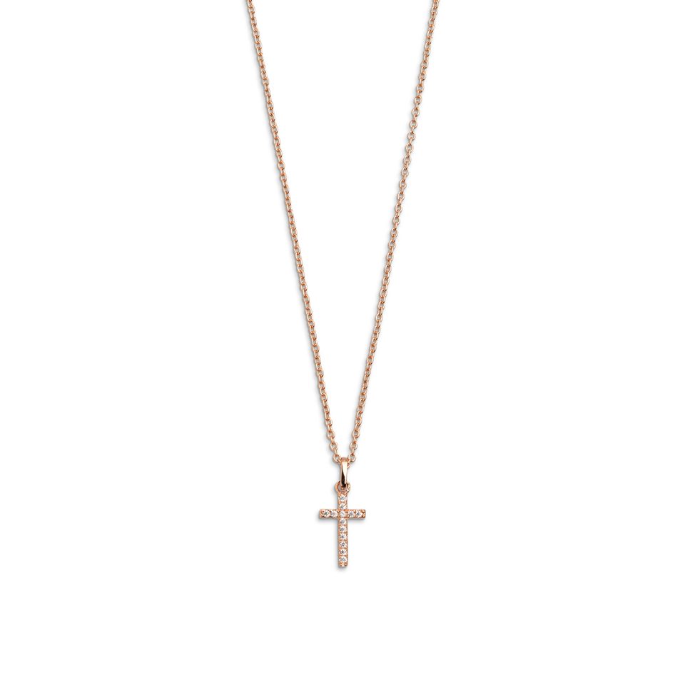 XENOX Kette mit Anhänger XENOX Halskette Damen "Symbolic Power" Silber rosèvergoldet