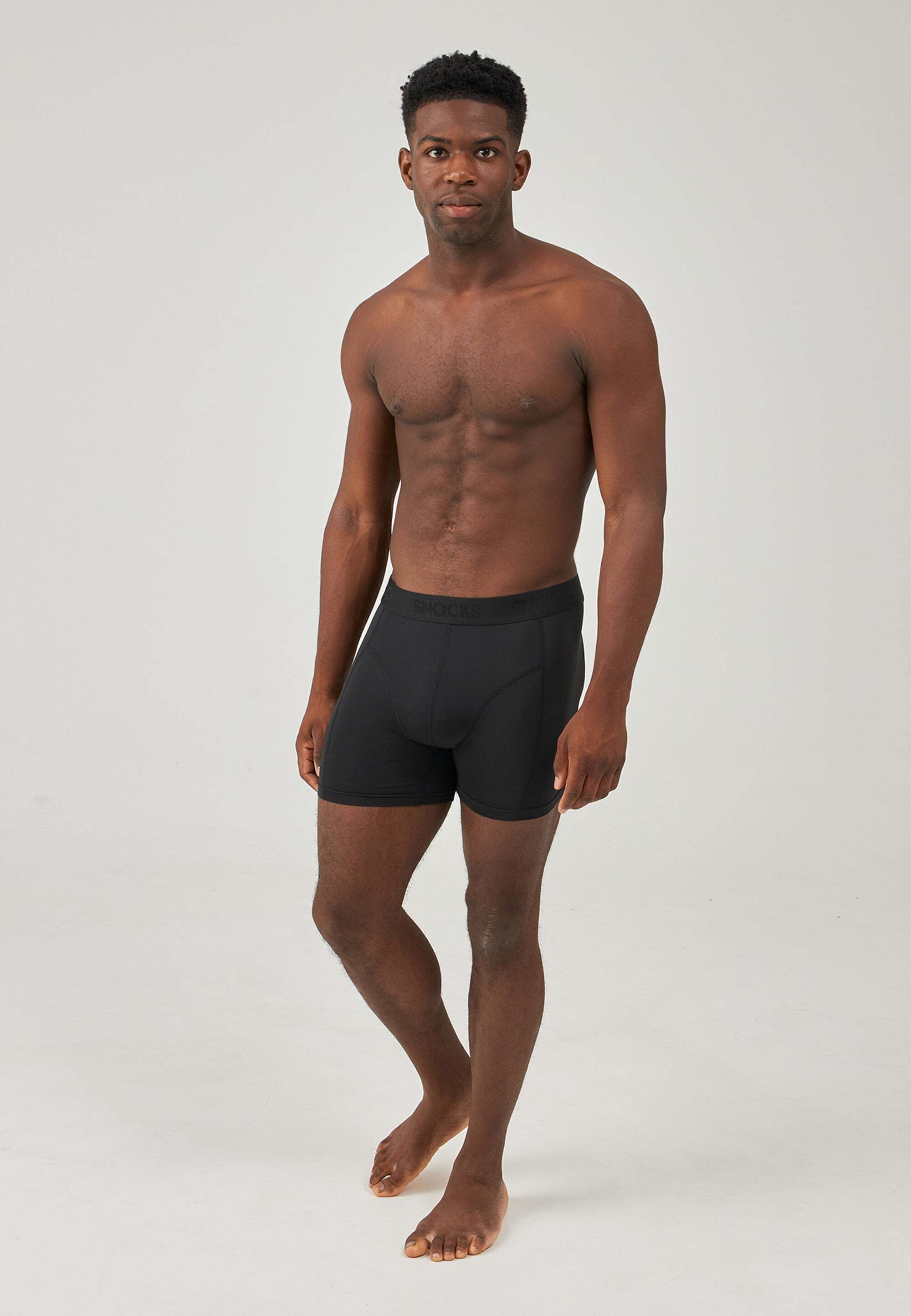 SNOCKS Boxershorts Performance Boxershorts (3-St) mit Mesheinsatz im Schritt
