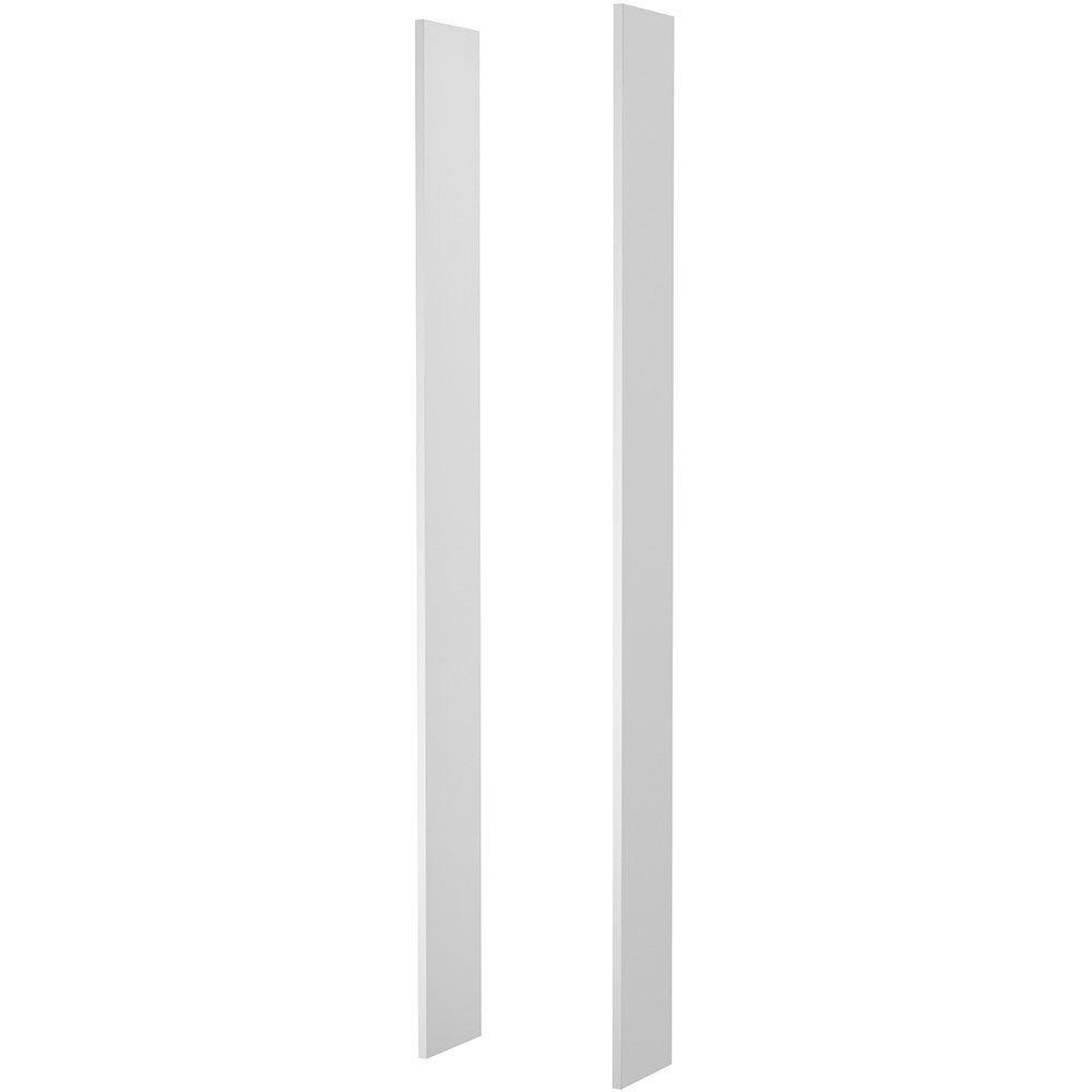 Seitenprofil OLMO-83, Lomadox, Seitenpaneel für Kleiderschrank in weiß, B/H/T: ca. 22/216/2 cm