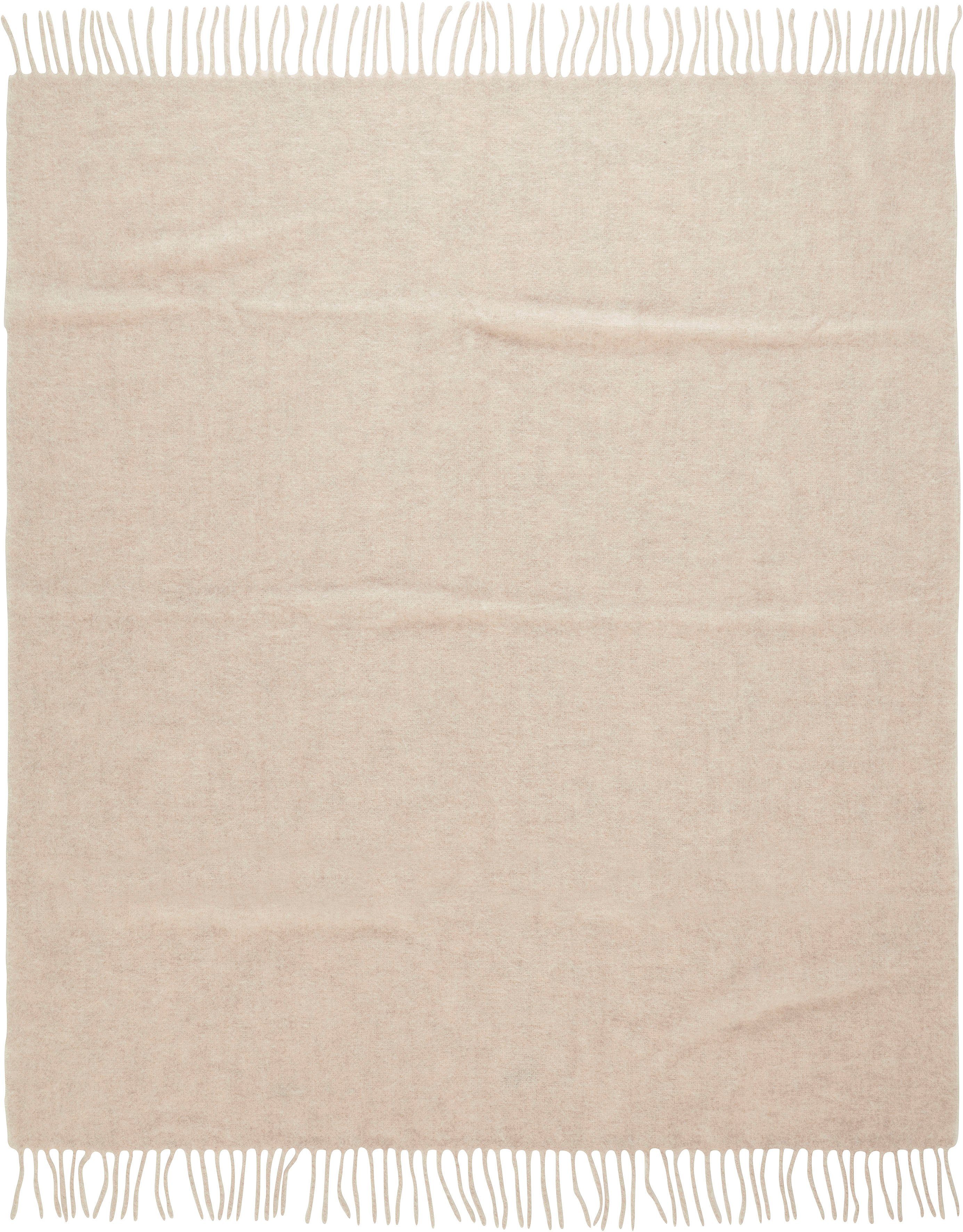 LeGer Home by Lena Gercke Plaid »Sinja«, mit Fransen, Kuscheldecke günstig online kaufen