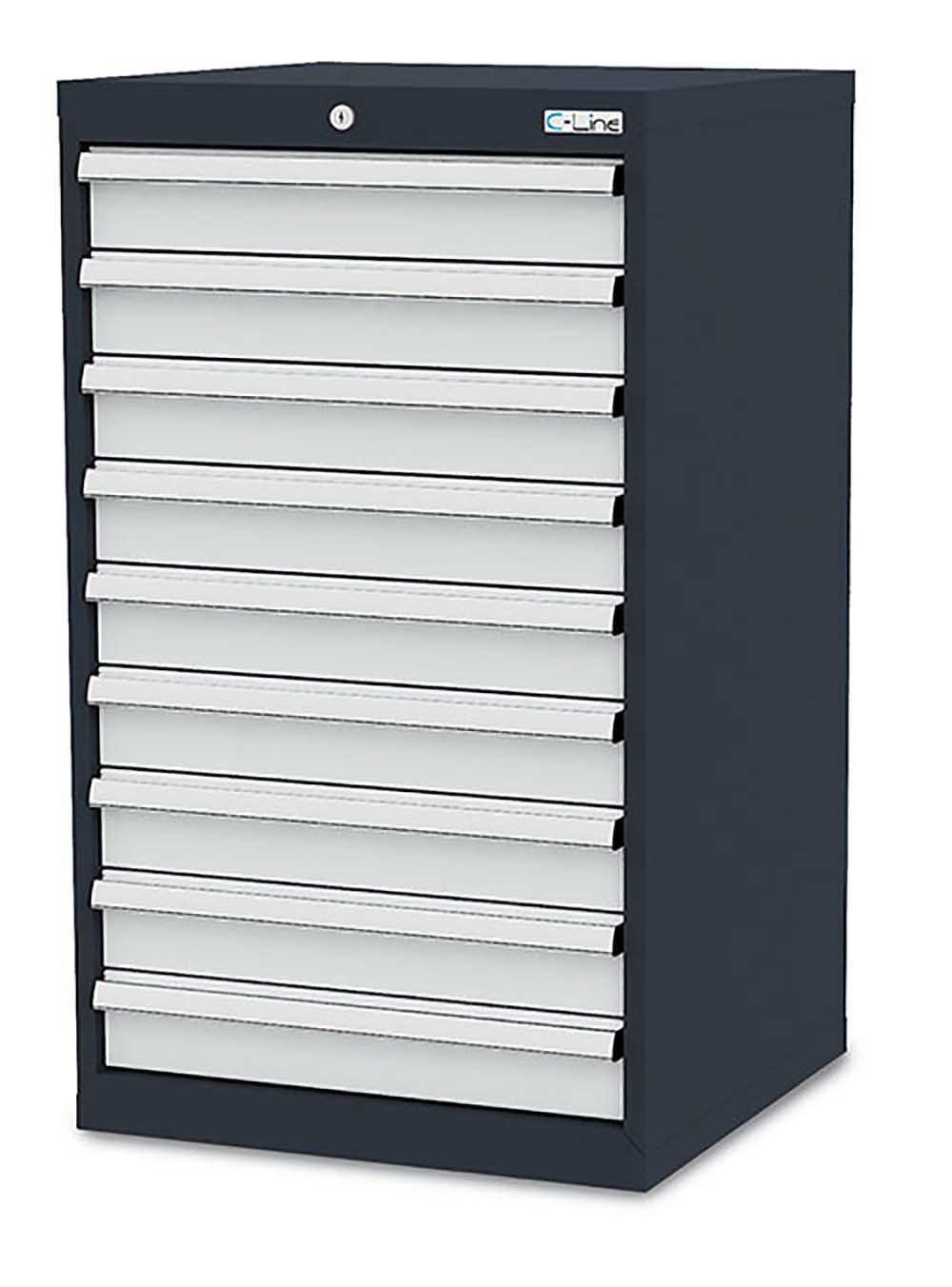 Simplaflex Werkzeugschrank Simplaflex Schubladenschrank, 9 Schubladen, BxTxH 600x575x1020 mm