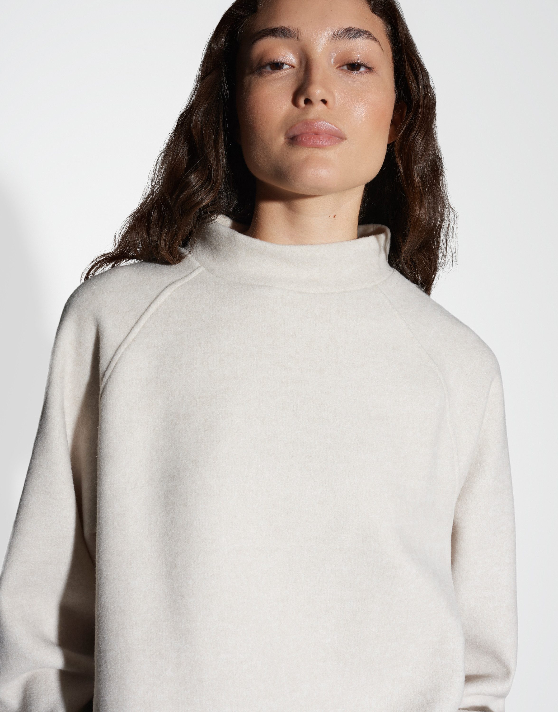 OPUS Sweatshirt GRAPINA Loose mit feiner Fleeceoptik