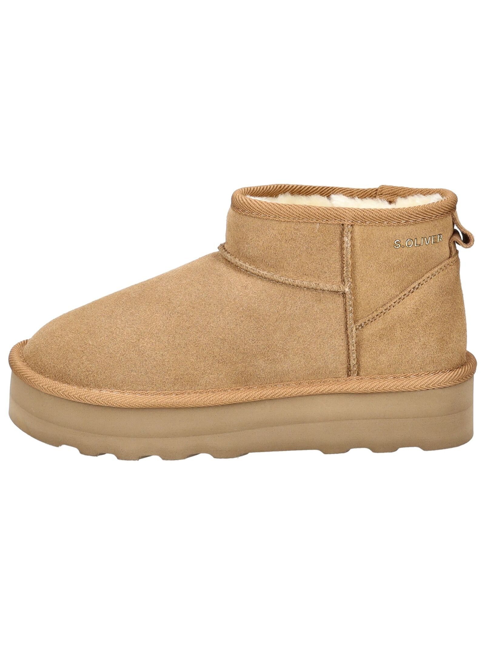 s.Oliver Stiefelette Veloursleder Stiefelette günstig online kaufen