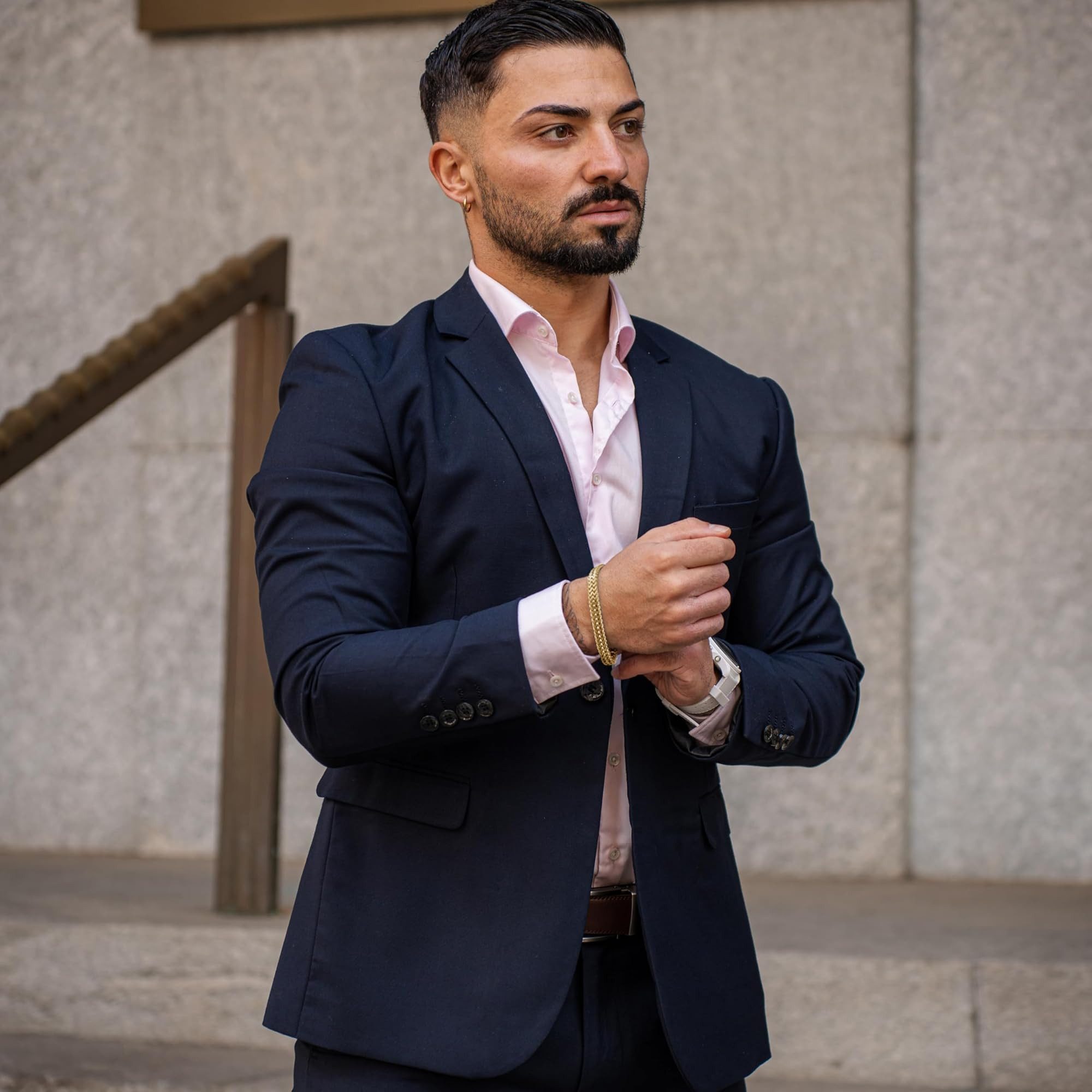 SERASAR Armband Premium Edelstahl Armband Herren [Franco], Rostfreier 316L Chirurgenstahl