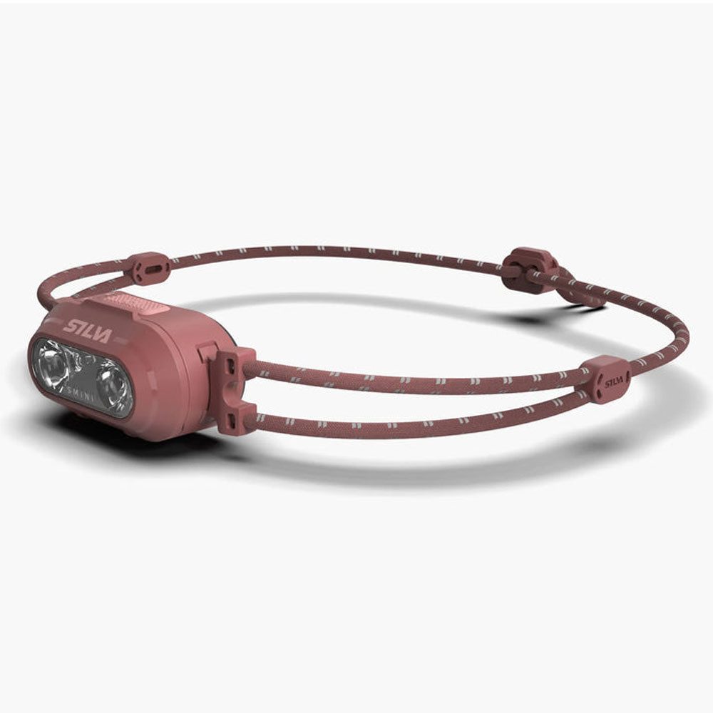 Silva LED Stirnlampe Smini Fly LED Stirnlampe 250 Lumen mit Kordelstirnband - Rosa (1-St), sehr leicht, lange Laufzeit