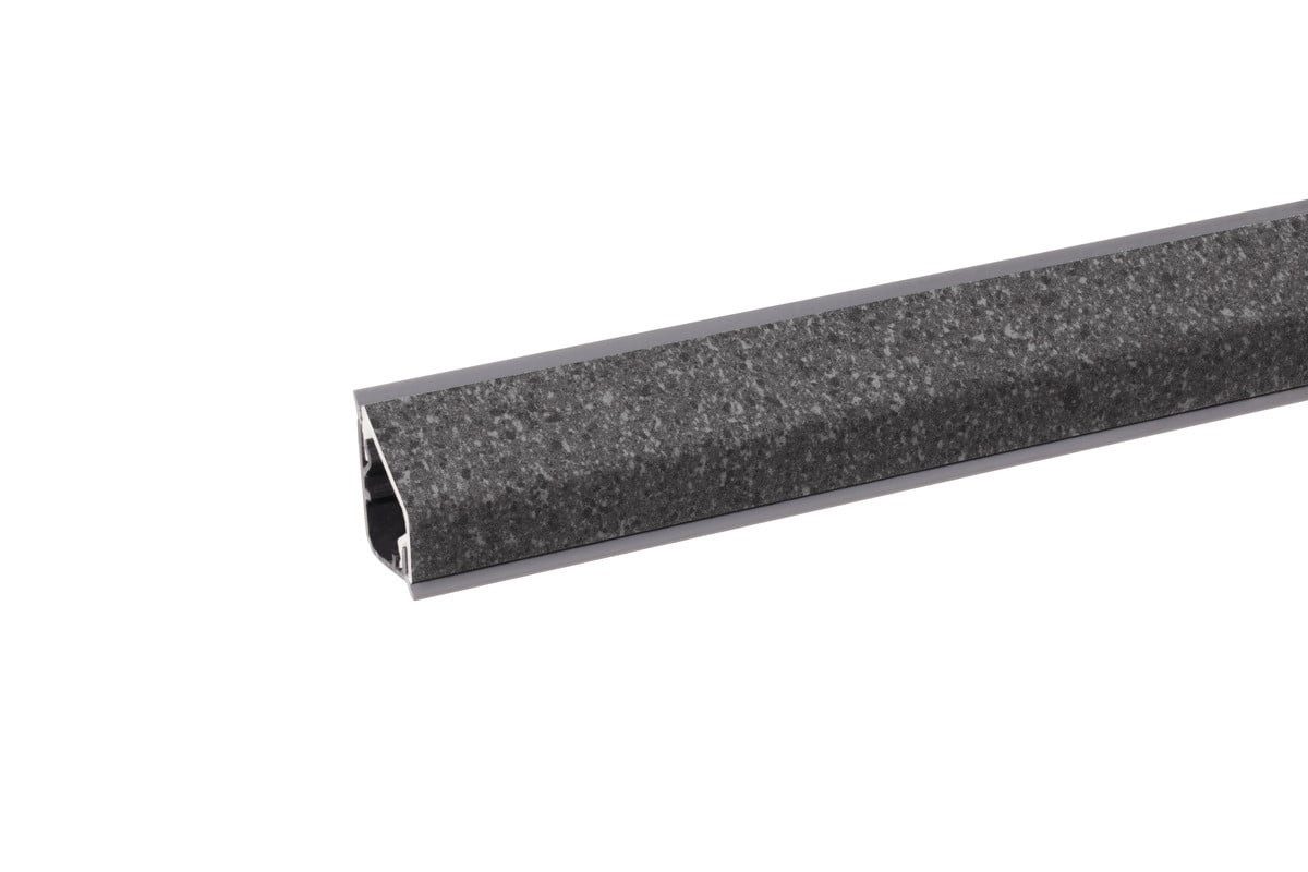 Kaindl Flooring Abschlussleiste Kaindl Wandanschlußsystem Schiefer 63,5 cm, 24 x, ABS
