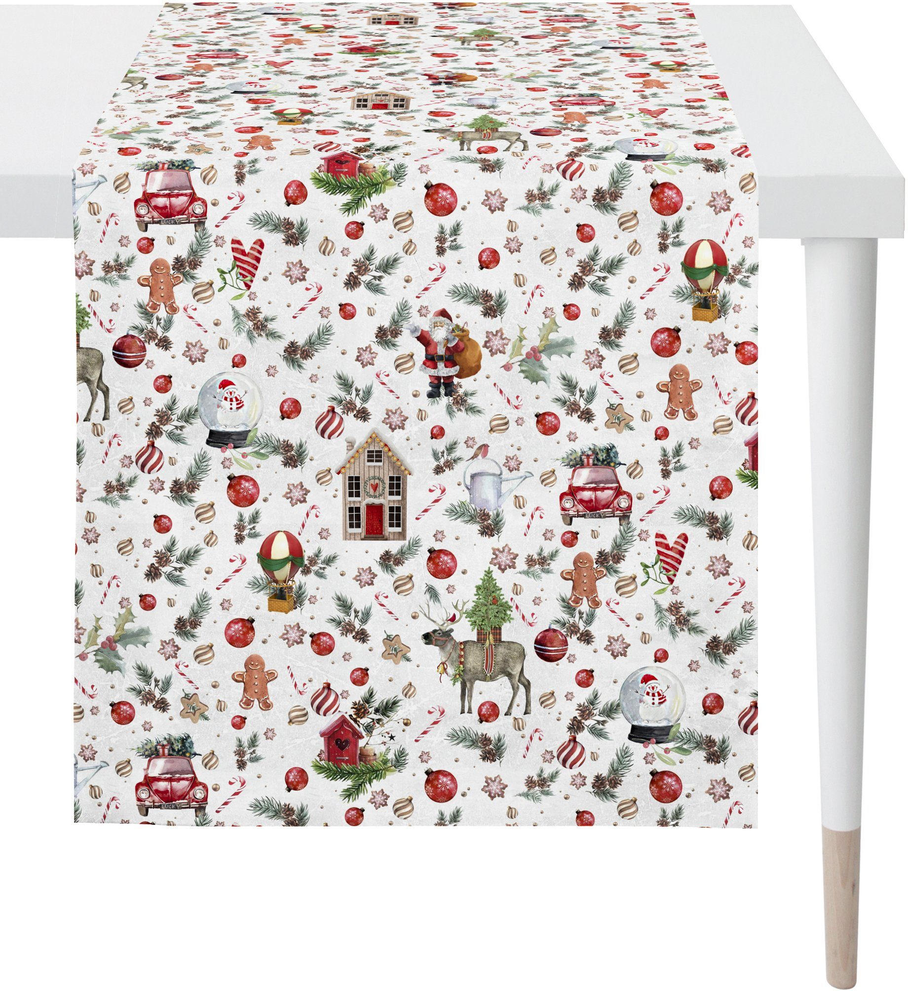 Tischläufer 4688 WINTERWELT, Weihnachtsdeko, Weihnachten
