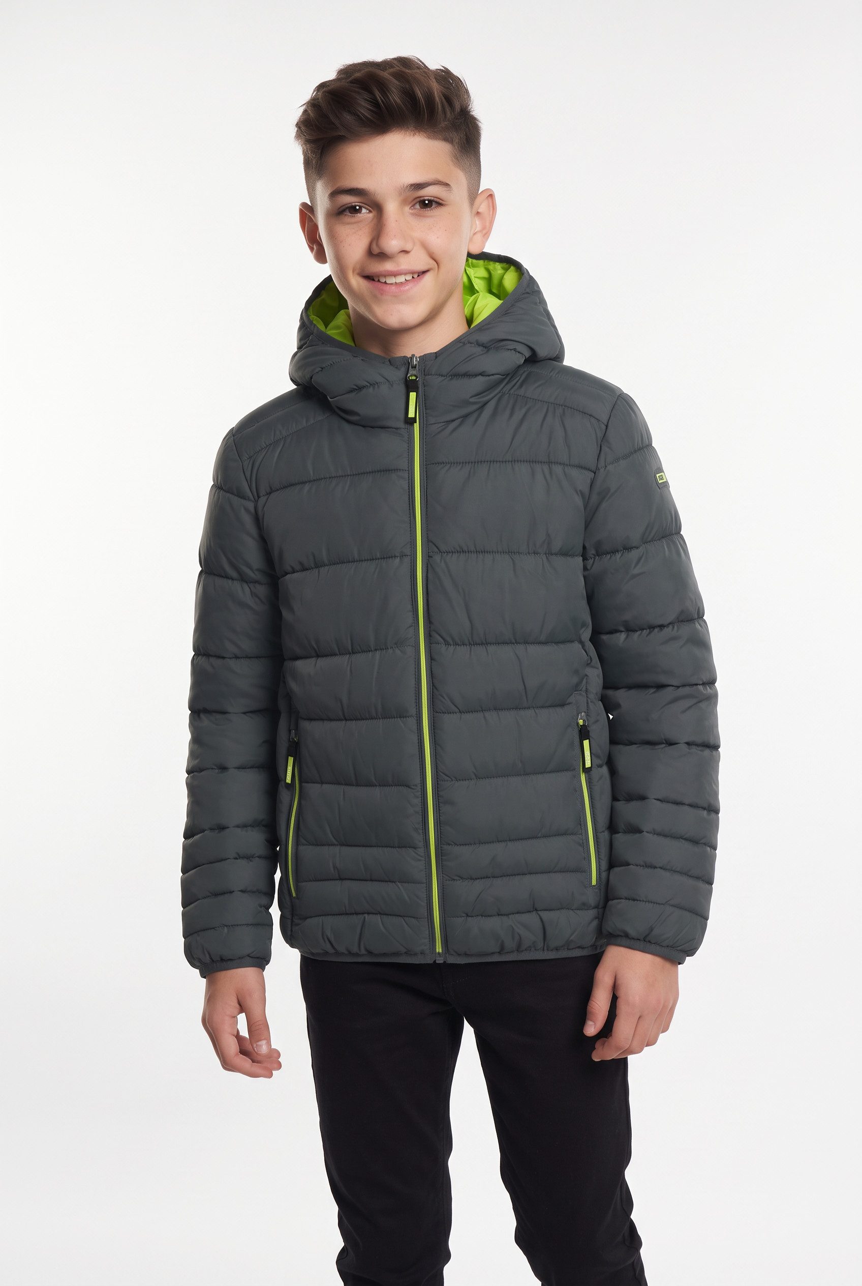 CMP Steppjacke KID JACKET FIX HOOD mit Kapuze, winddicht, wasserabweisend, aus Polyester